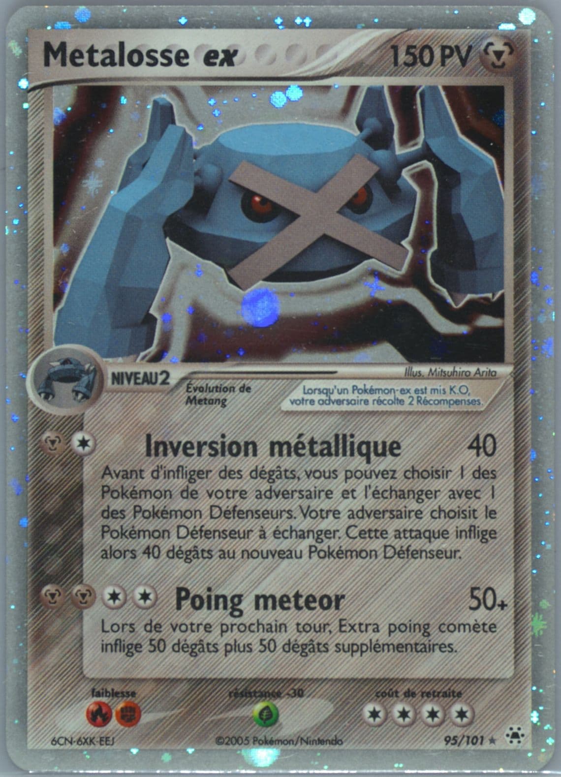 Metalosse EX-Holo (95) 2005 Pokemon French EX Hidden Legends