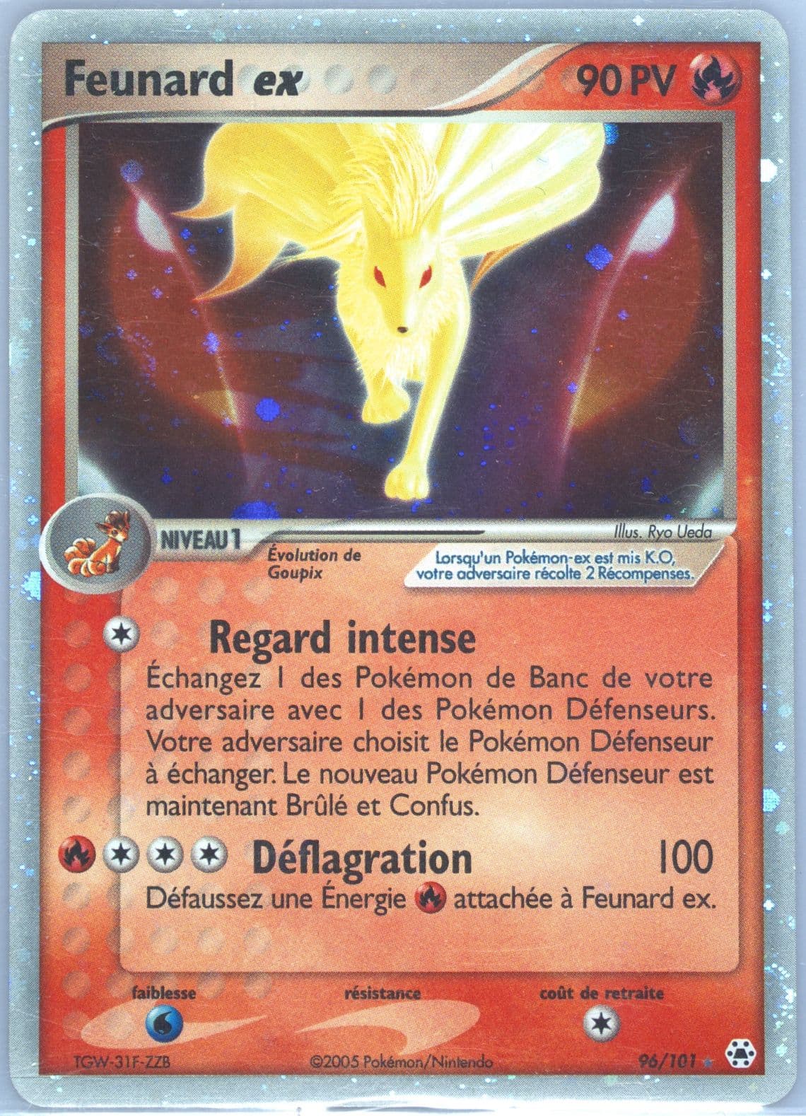 Feunard EX-Holo (96) 2005 Pokemon French EX Hidden Legends