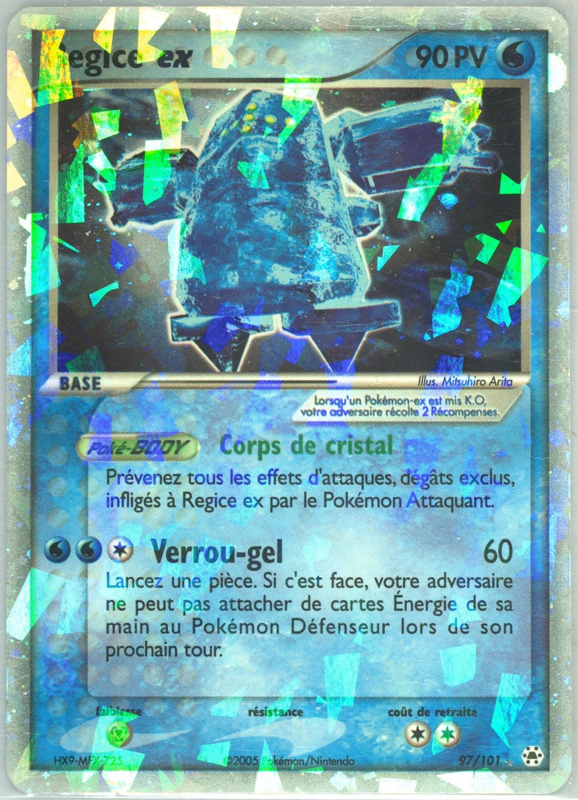 Regice EX-Holo (97) 2005 Pokemon French EX Hidden Legends