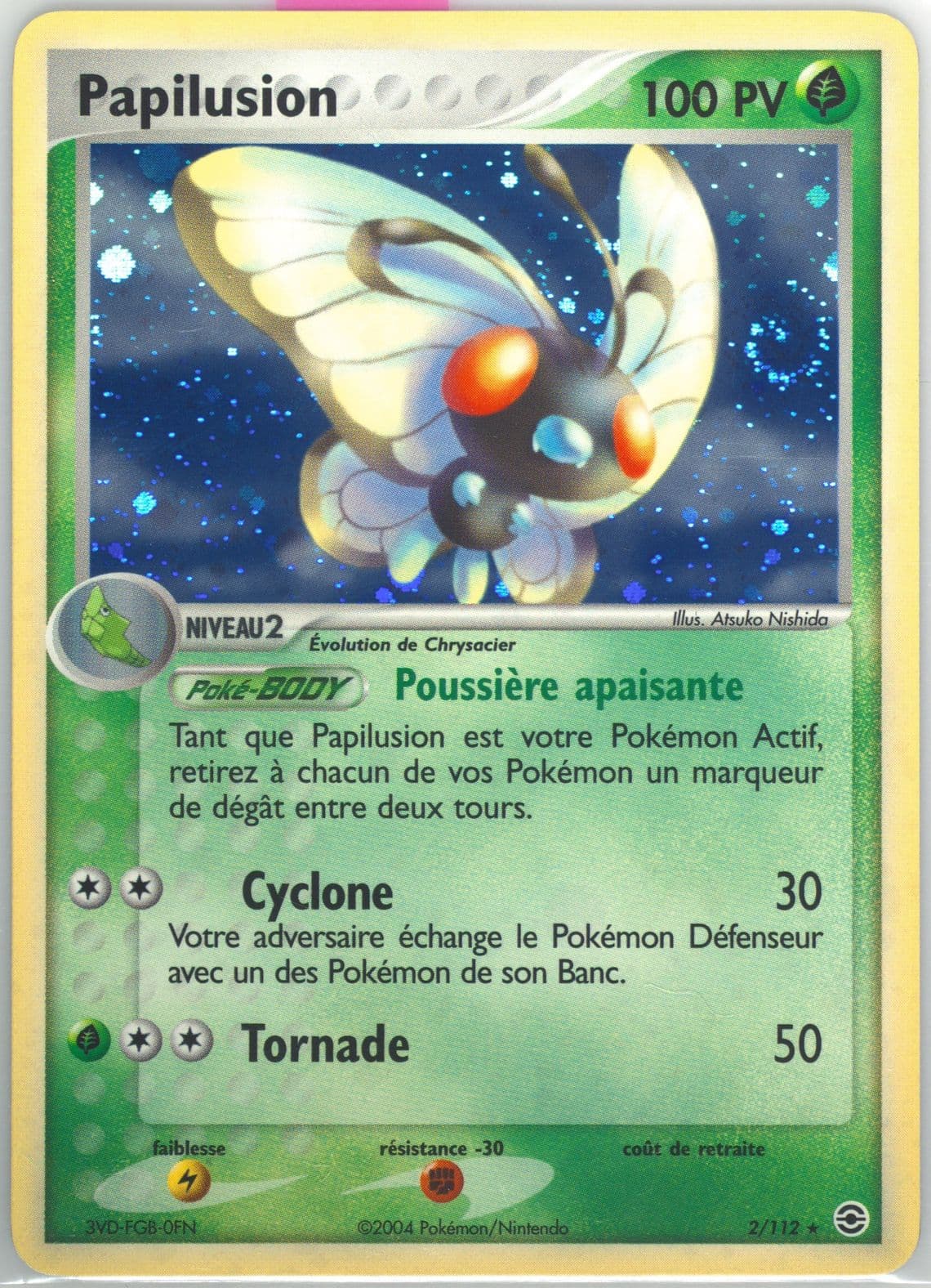 Papilusion-Holo French (2) 2004 Pokemon EX Fire Red & Leaf Green