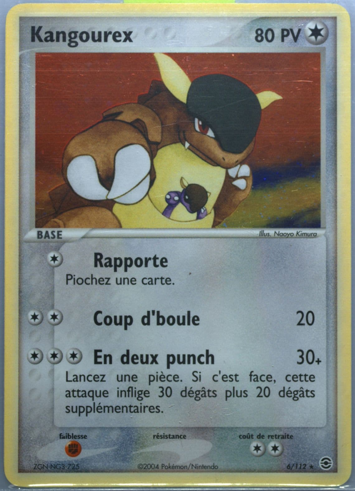 Kangourex-Holo French (6) 2004 Pokemon EX Fire Red & Leaf Green