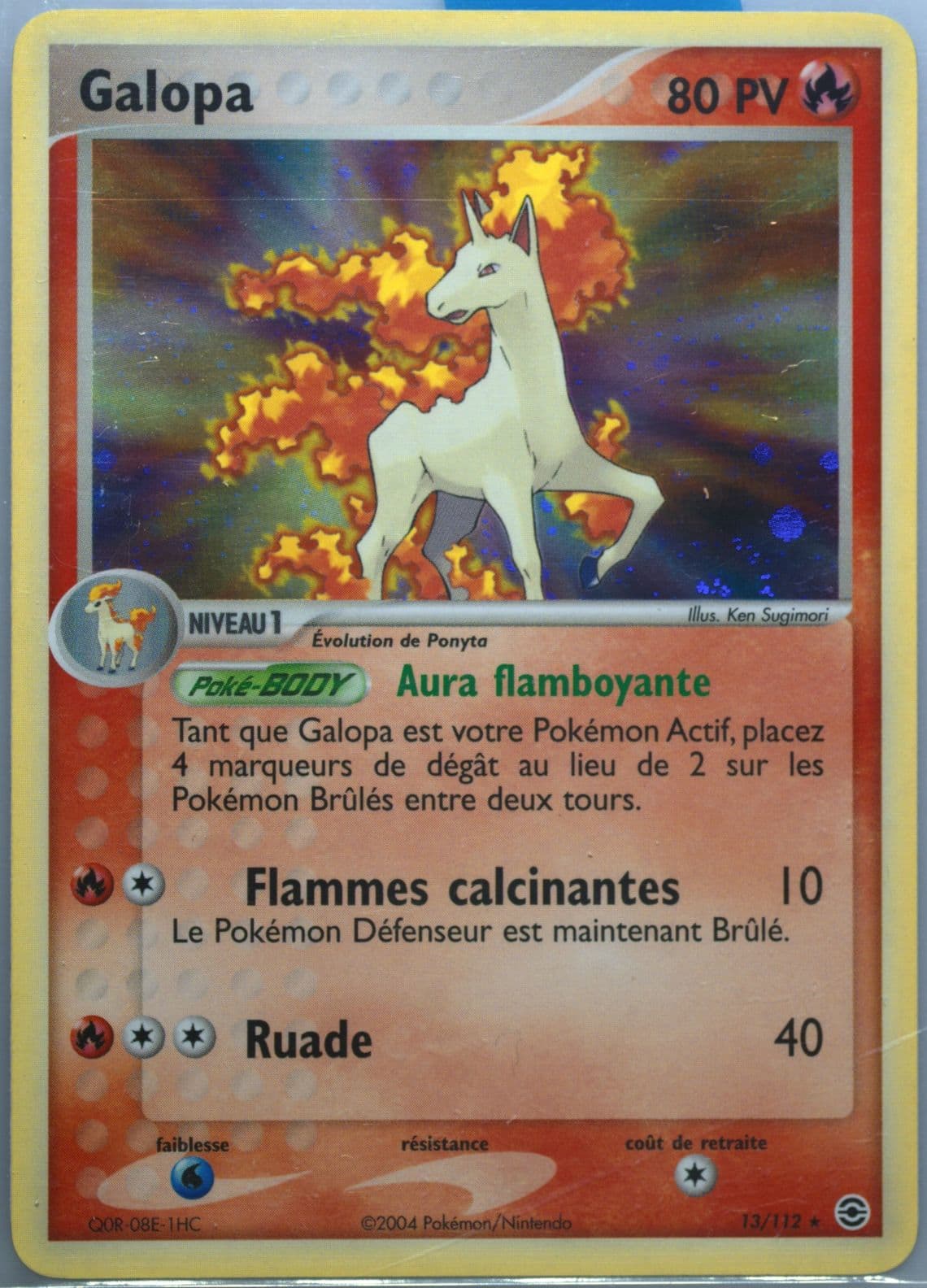 Galopa-Holo French (13) 2004 Pokemon EX Fire Red & Leaf Green