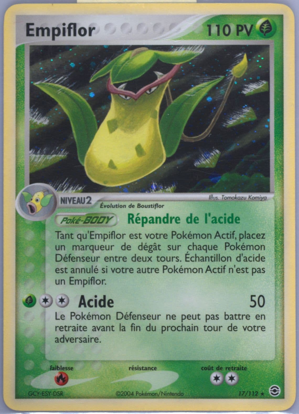 Empiflor-Holo French (17) 2004 Pokemon EX Fire Red & Leaf Green