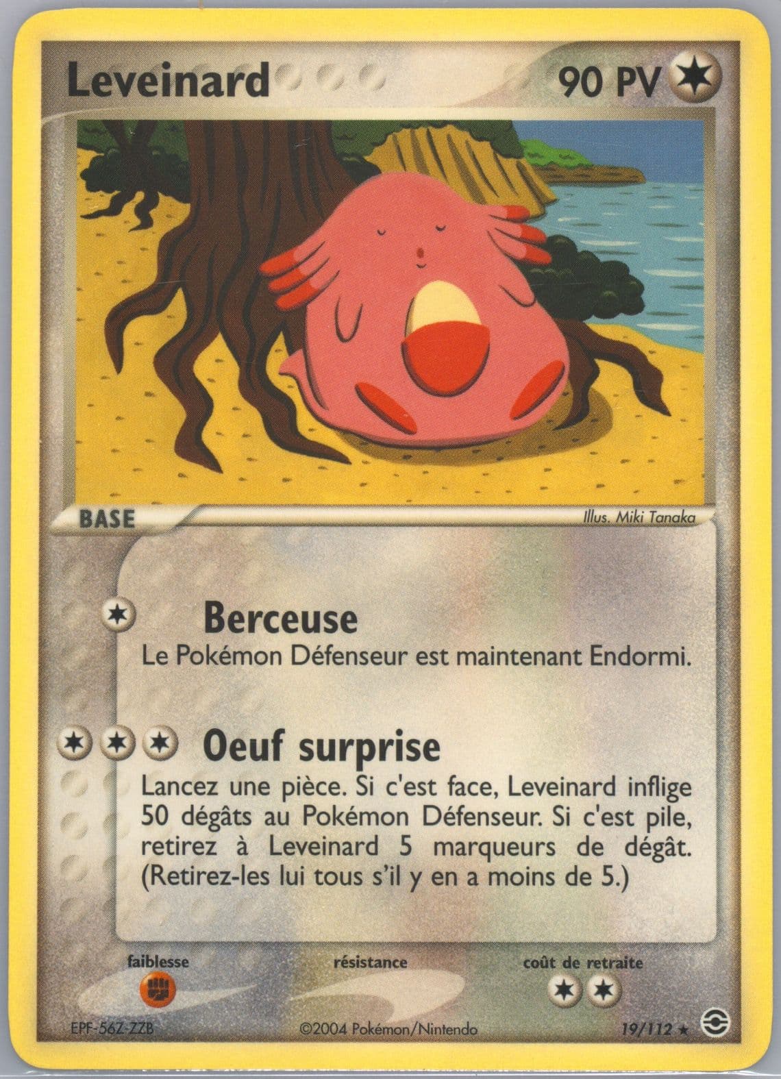 Leveinard French (19) 2004 Pokemon EX Fire Red & Leaf Green
