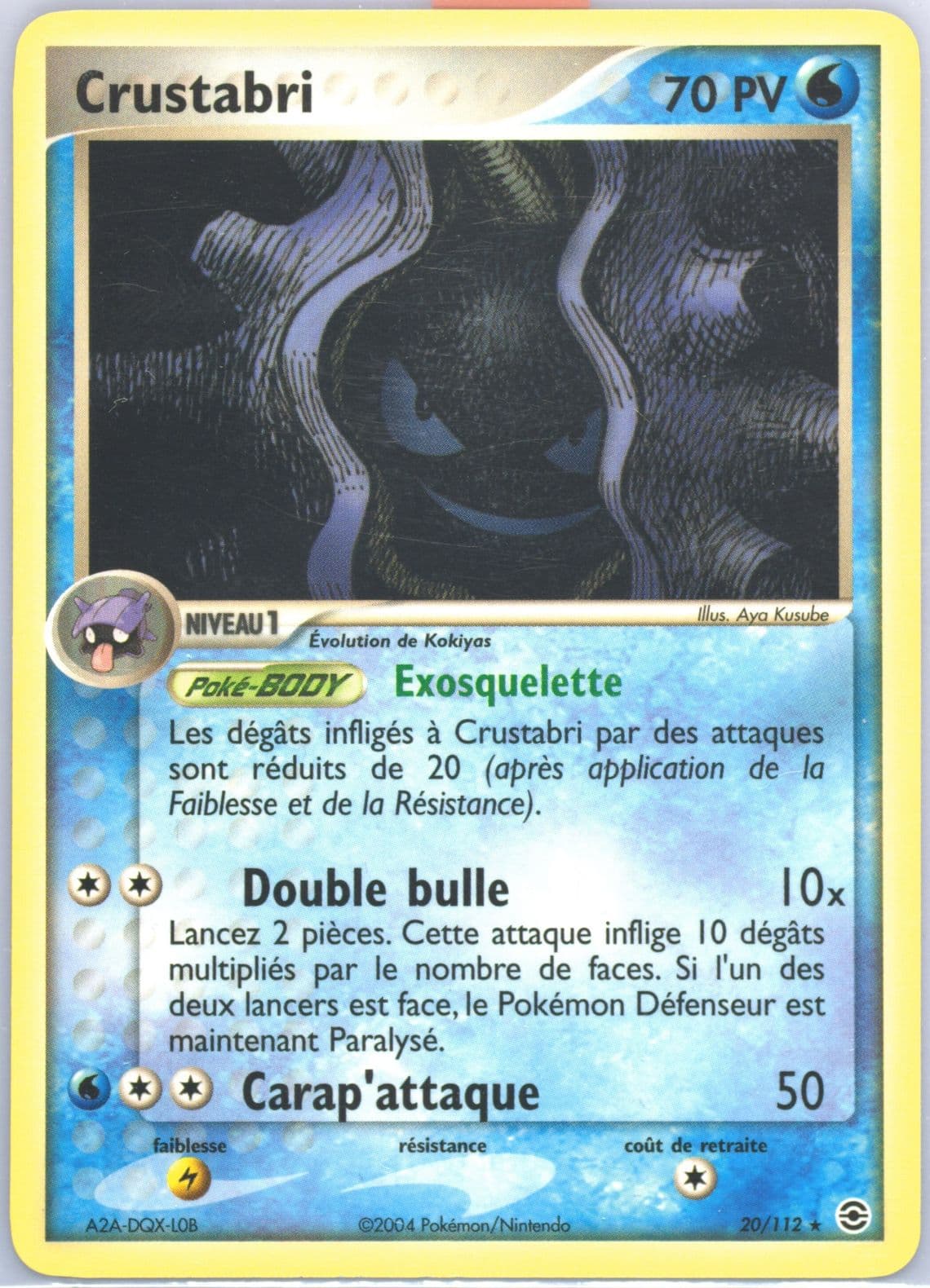 Crustabri French (20) 2004 Pokemon EX Fire Red & Leaf Green