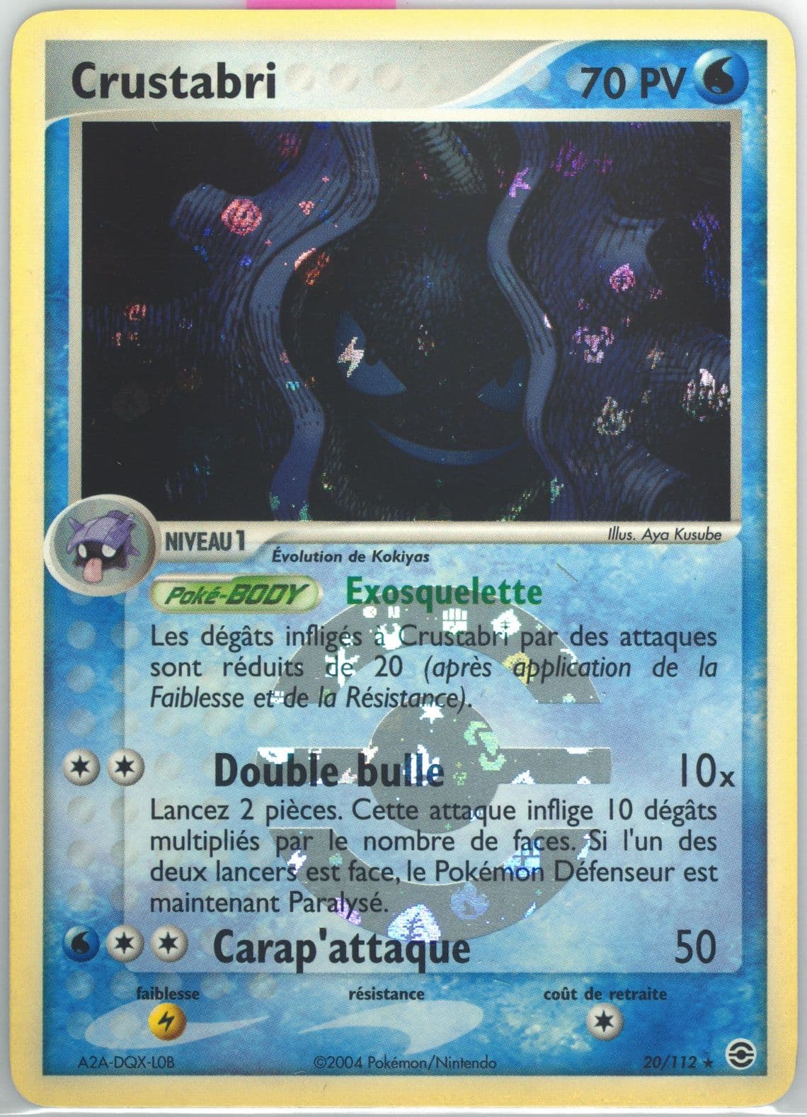 Crustabri-Reverse Foil French (20) 2004 Pokemon EX Fire Red & Leaf Green