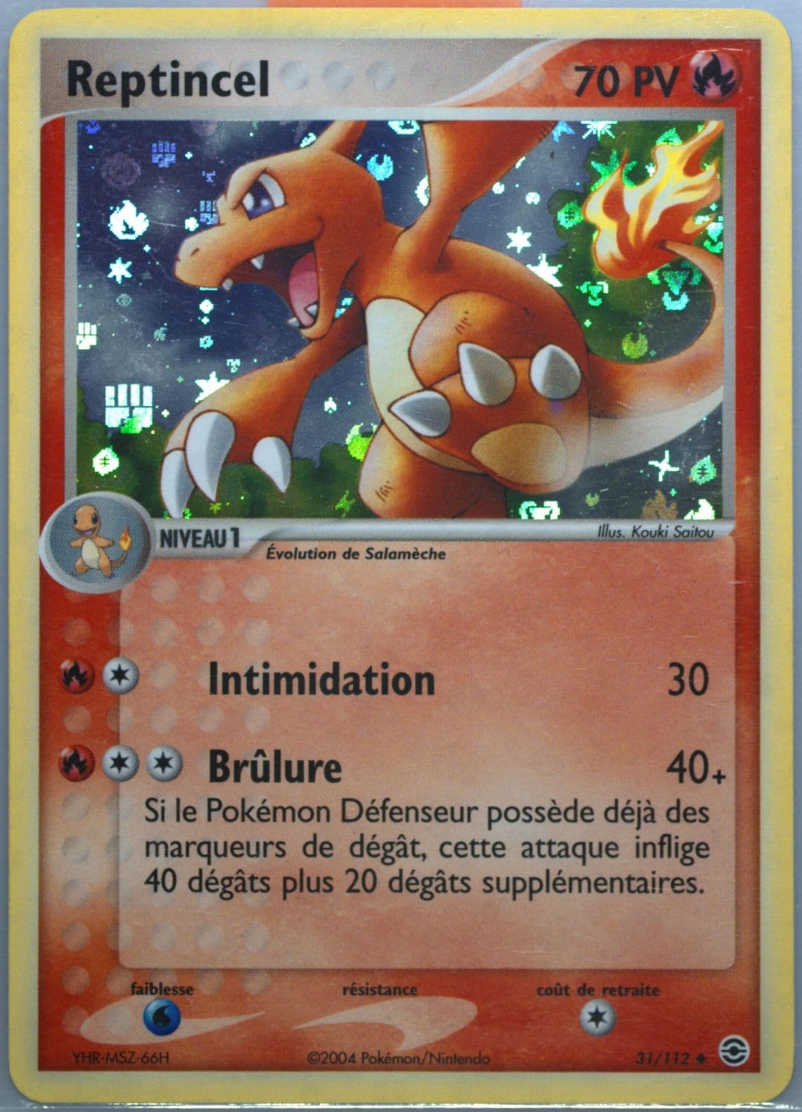 Reptincel-Reverse Foil French (31) 2004 Pokemon EX Fire Red & Leaf Green