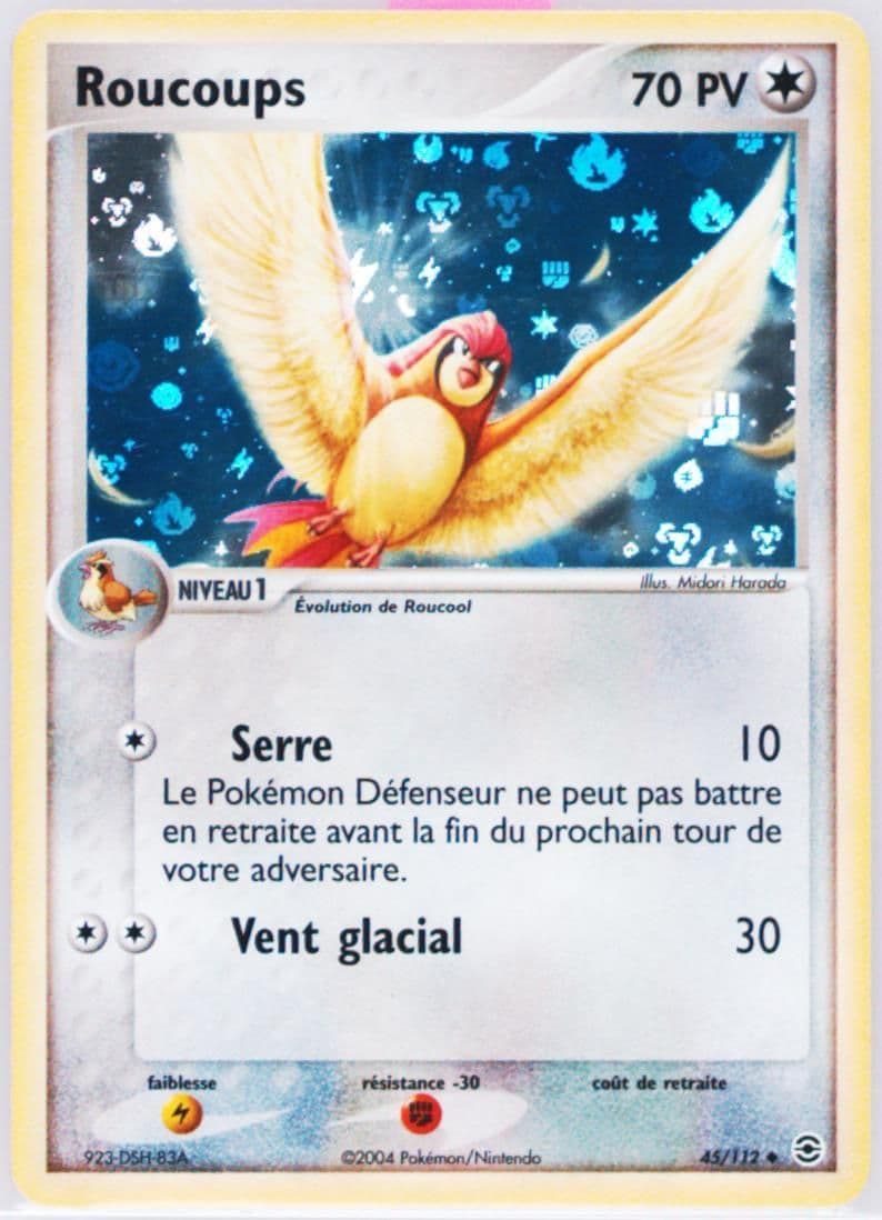 Roucoups-Reverse Foil French (45) 2004 Pokemon EX Fire Red & Leaf Green