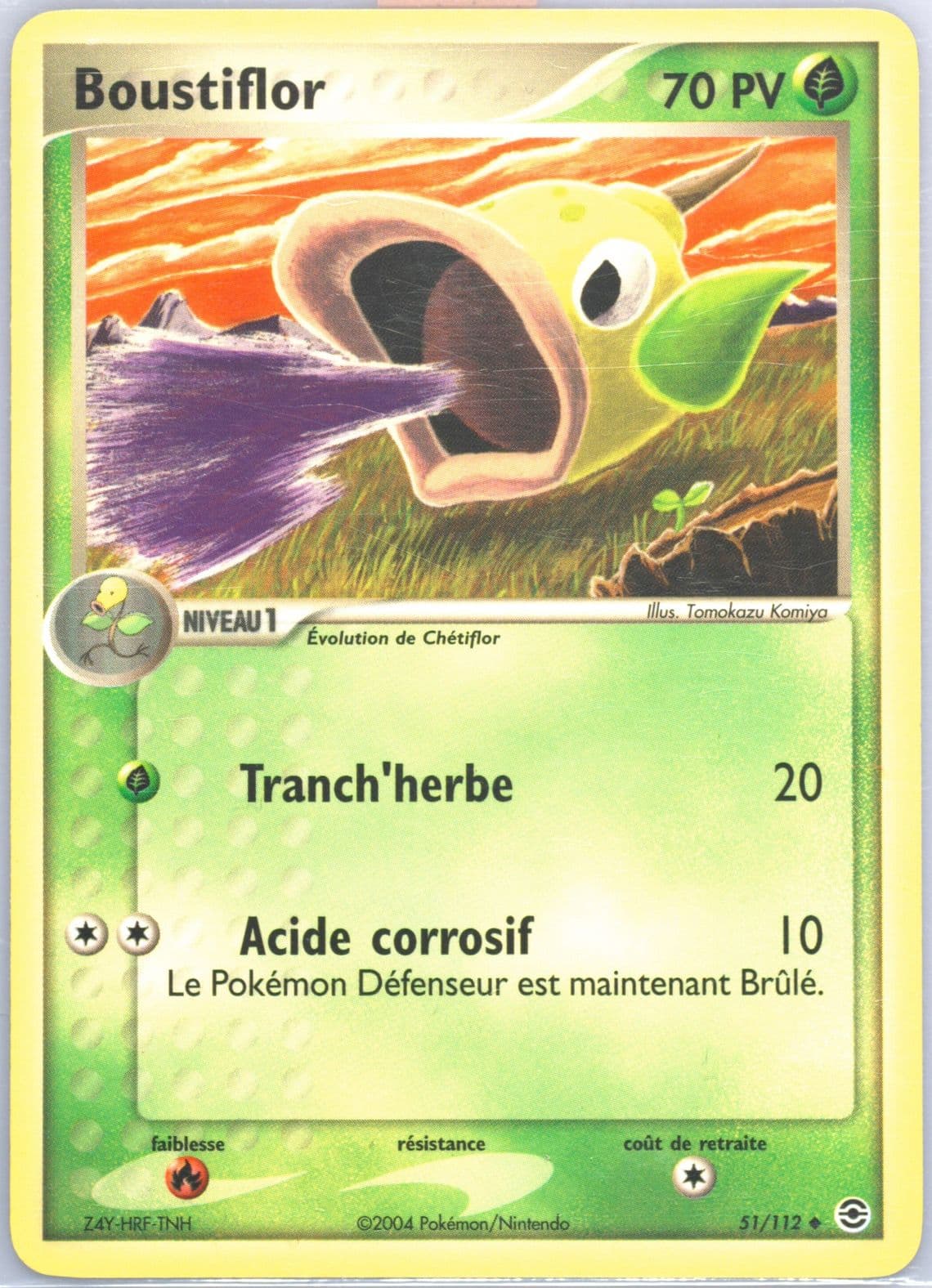 Boustiflor French (51) 2004 Pokemon EX Fire Red & Leaf Green