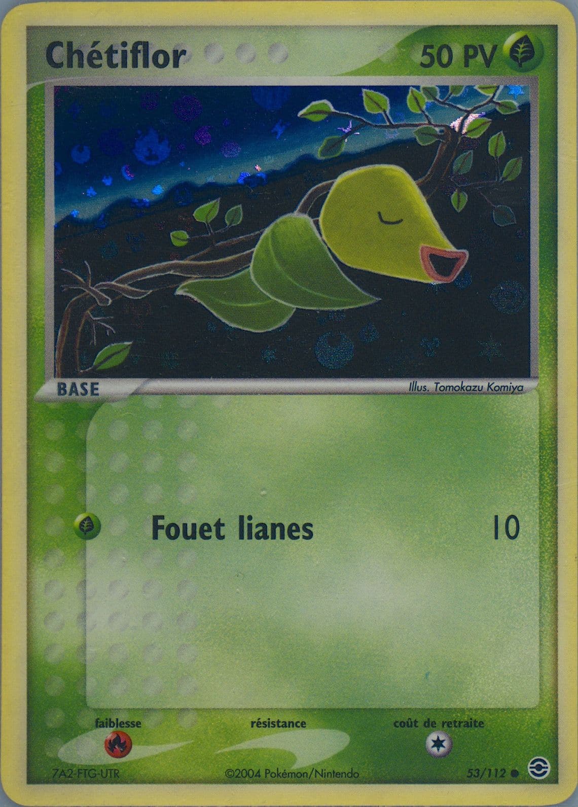 Chetiflor-Reverse Foil French (53) 2004 Pokemon EX Fire Red & Leaf Green