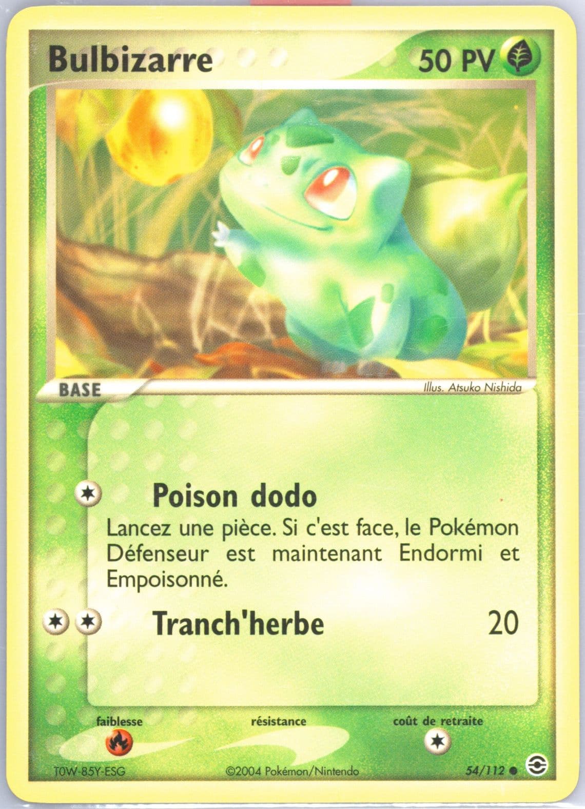 Bulbizarre French (54) 2004 Pokemon EX Fire Red & Leaf Green