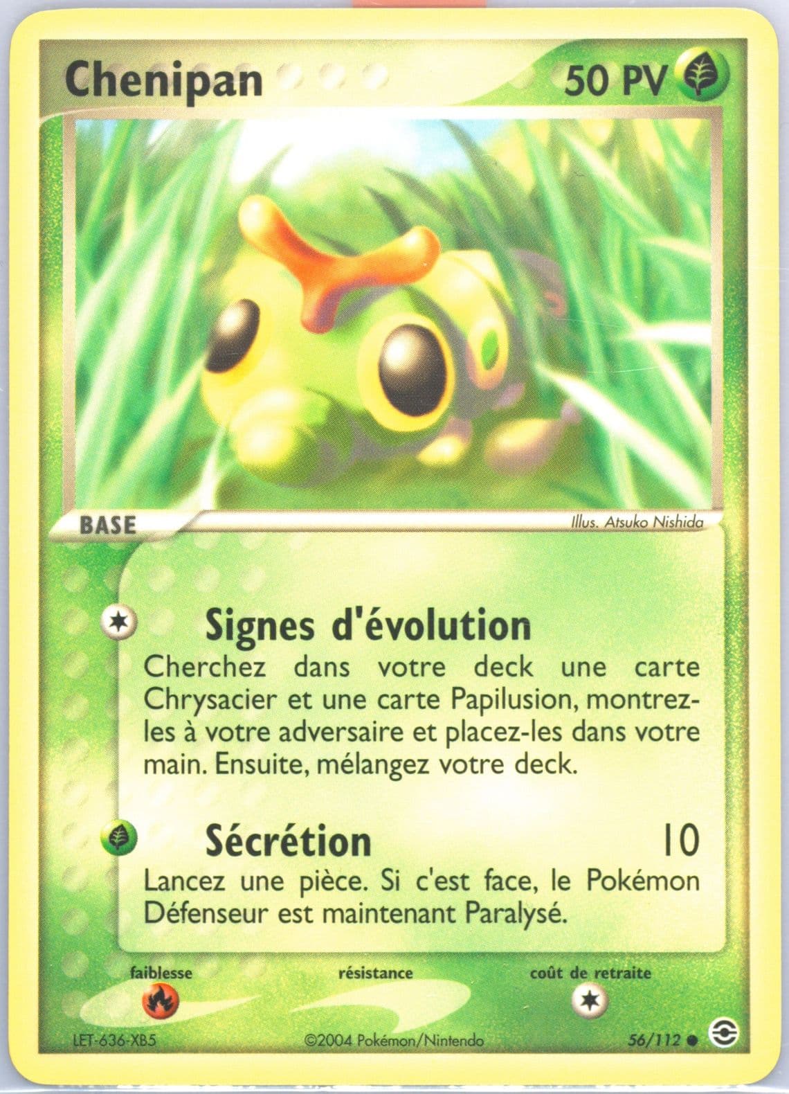 Chenipan French (56) 2004 Pokemon EX Fire Red & Leaf Green