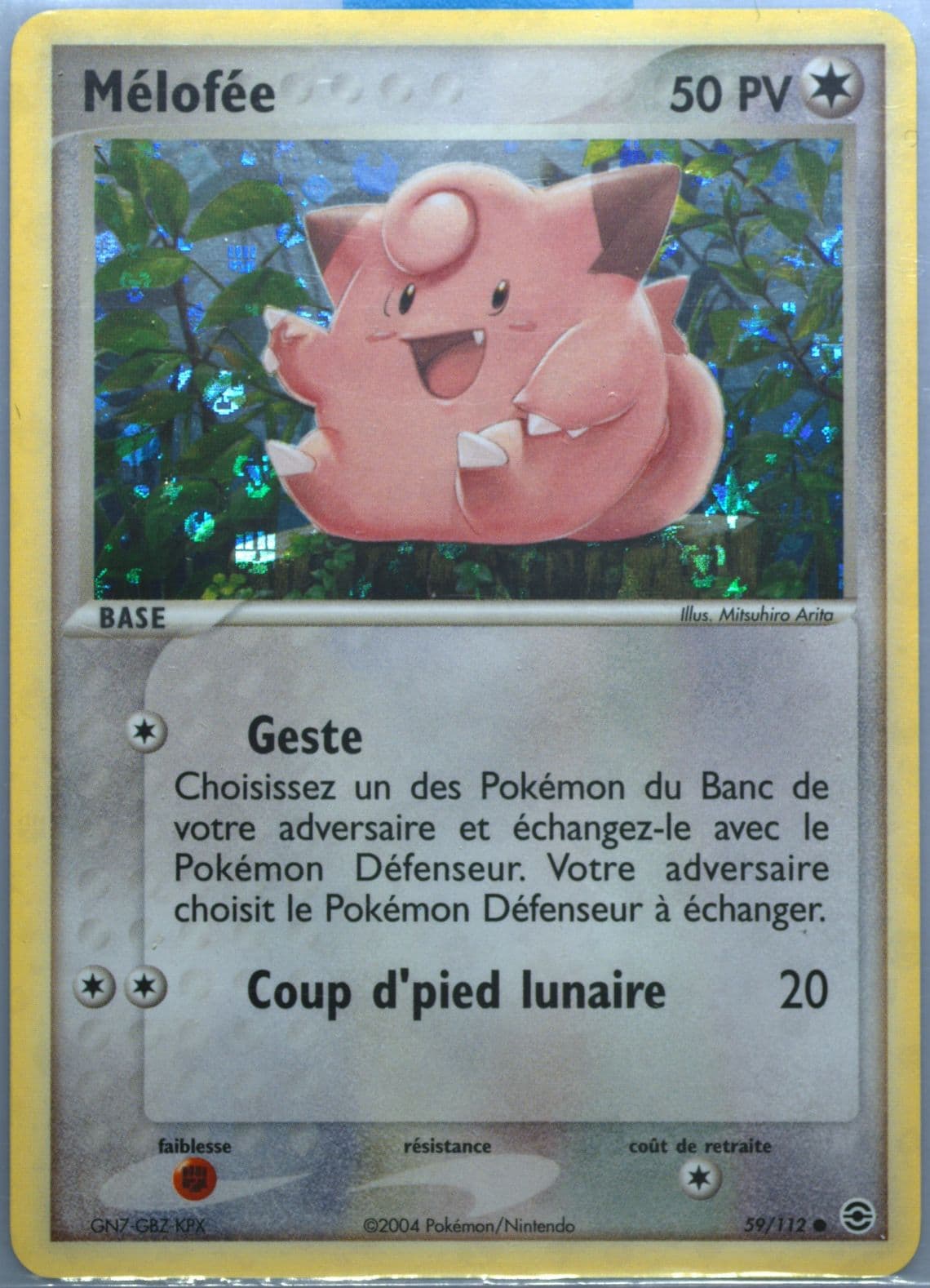 Melofee-Reverse Foil French (59) 2004 Pokemon EX Fire Red & Leaf Green