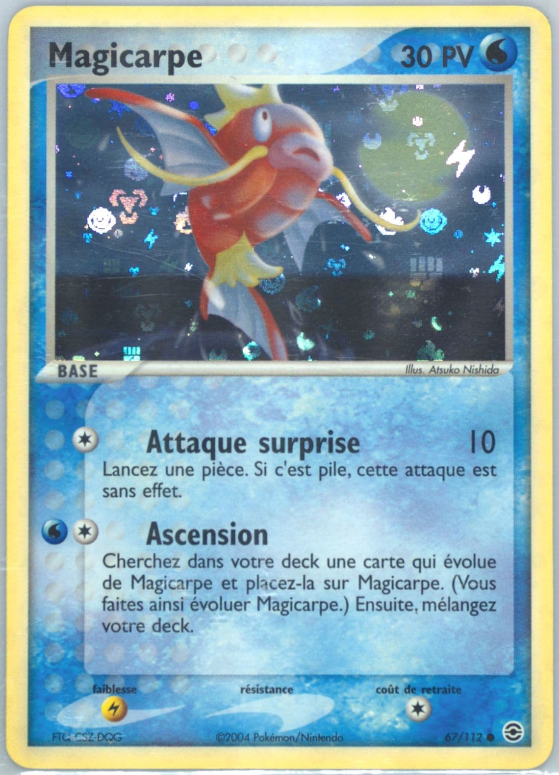 Magicarpe-Reverse Foil French (67) 2004 Pokemon EX Fire Red & Leaf Green
