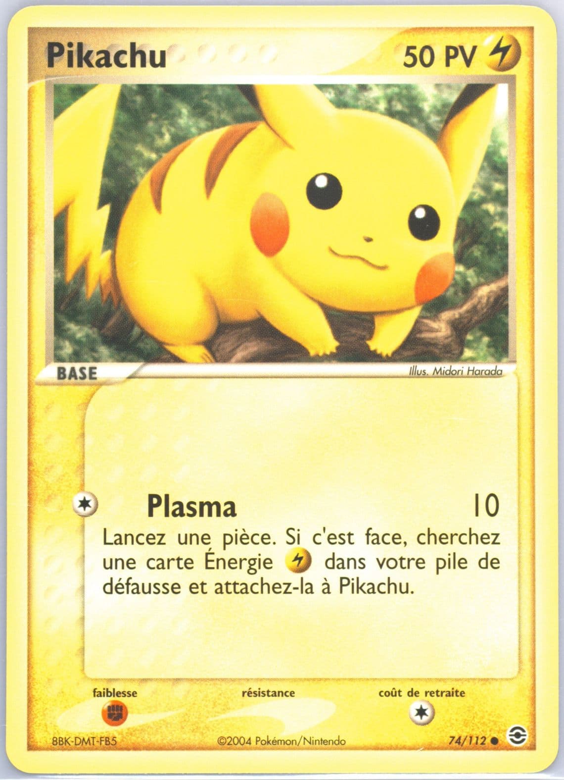 Pikachu French (74) 2004 Pokemon EX Fire Red & Leaf Green