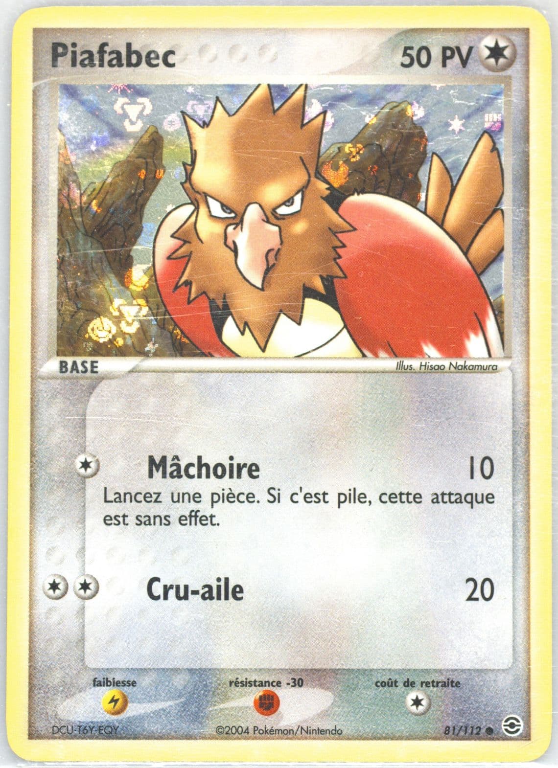 Piafabec-Reverse Foil French (81) 2004 Pokemon EX Fire Red & Leaf Green