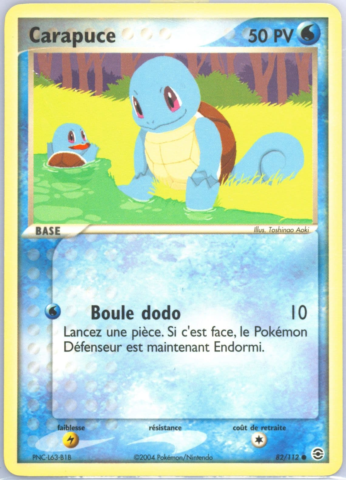 Carapuce French (82) 2004 Pokemon EX Fire Red & Leaf Green