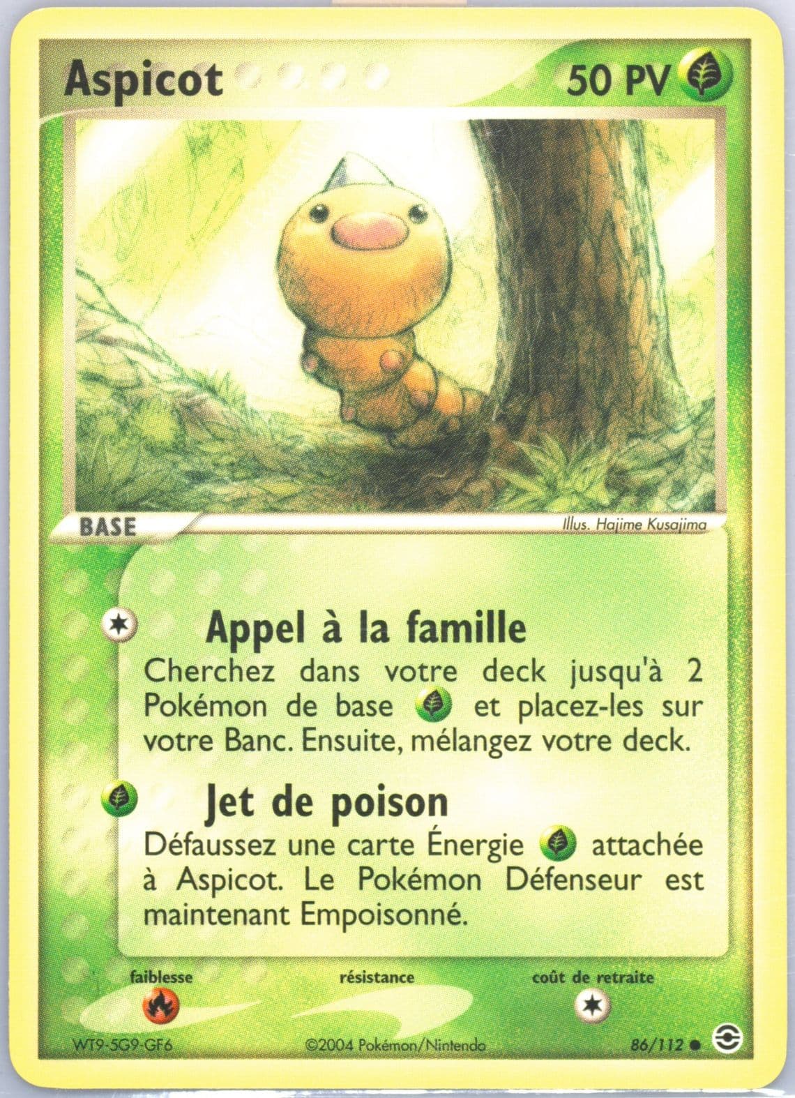 Aspicot French (86) 2004 Pokemon EX Fire Red & Leaf Green