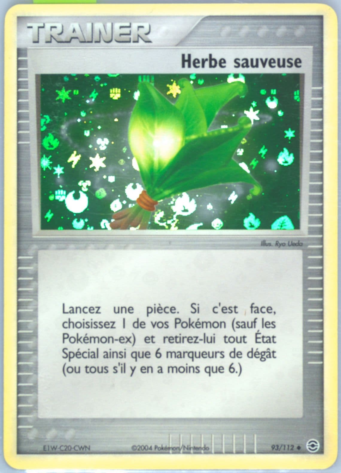 Herbe Sauveuse-Reverse Foil French (93) 2004 Pokemon EX Fire Red & Leaf Green