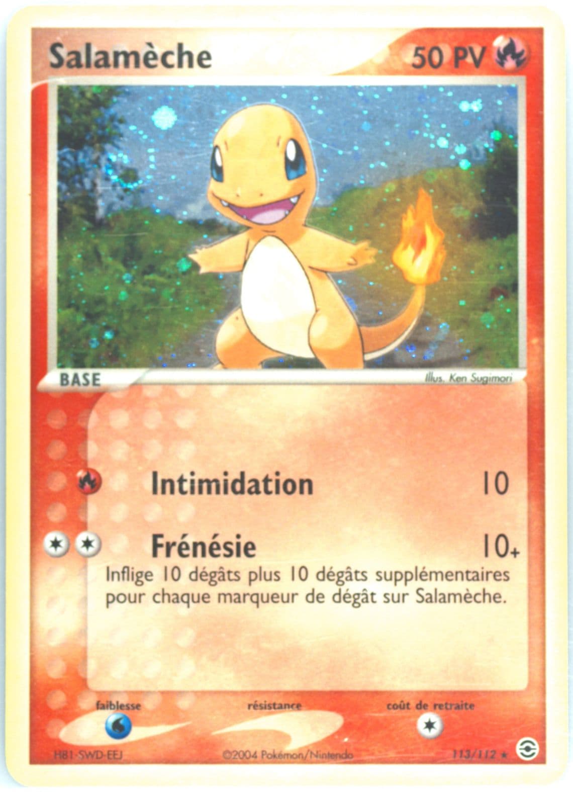 Salameche-Holo French (113) 2004 Pokemon EX Fire Red & Leaf Green