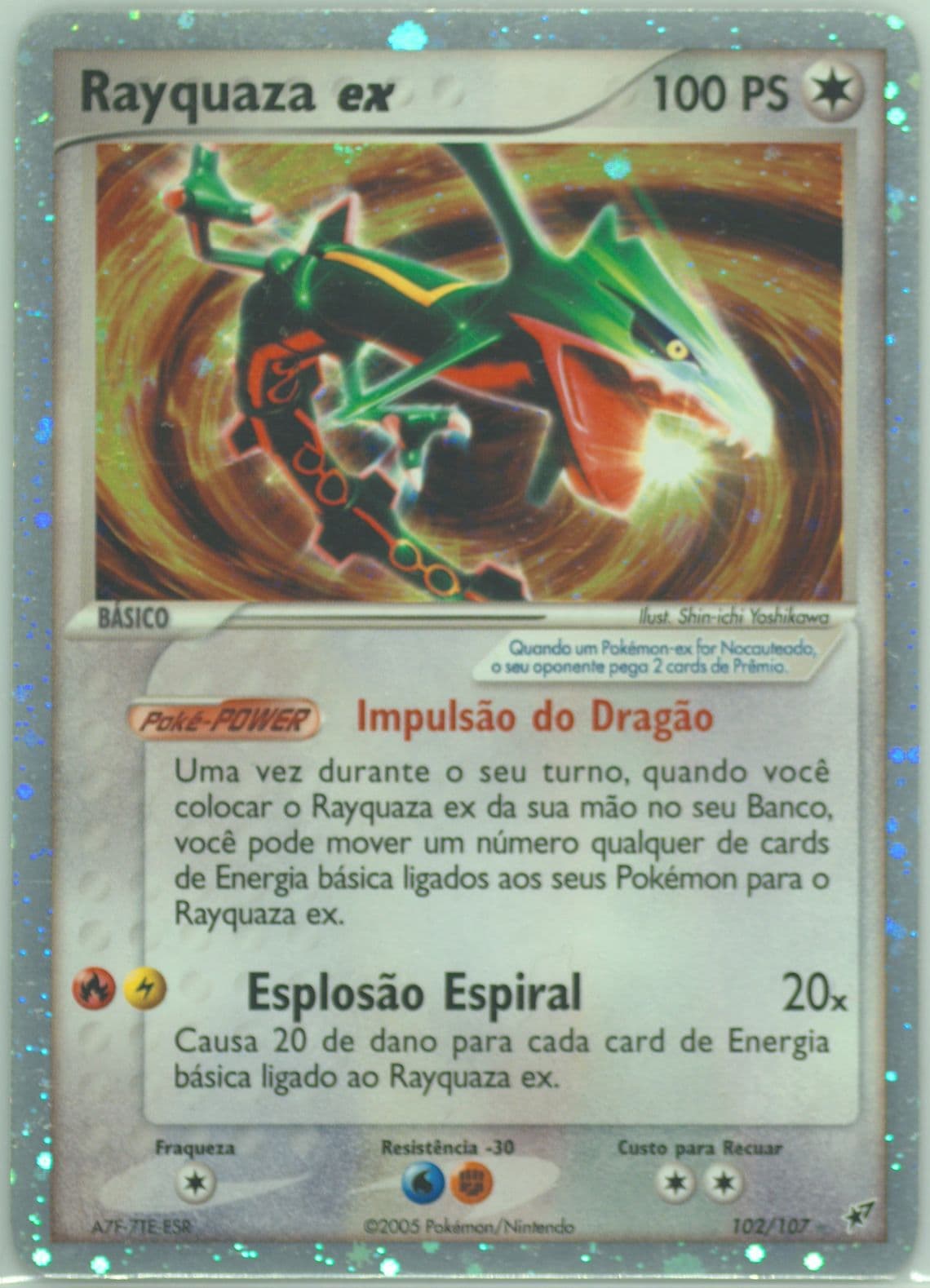 Rayquaza EX-Holo Italian (102) 2005 Pokemon EX Deoxys