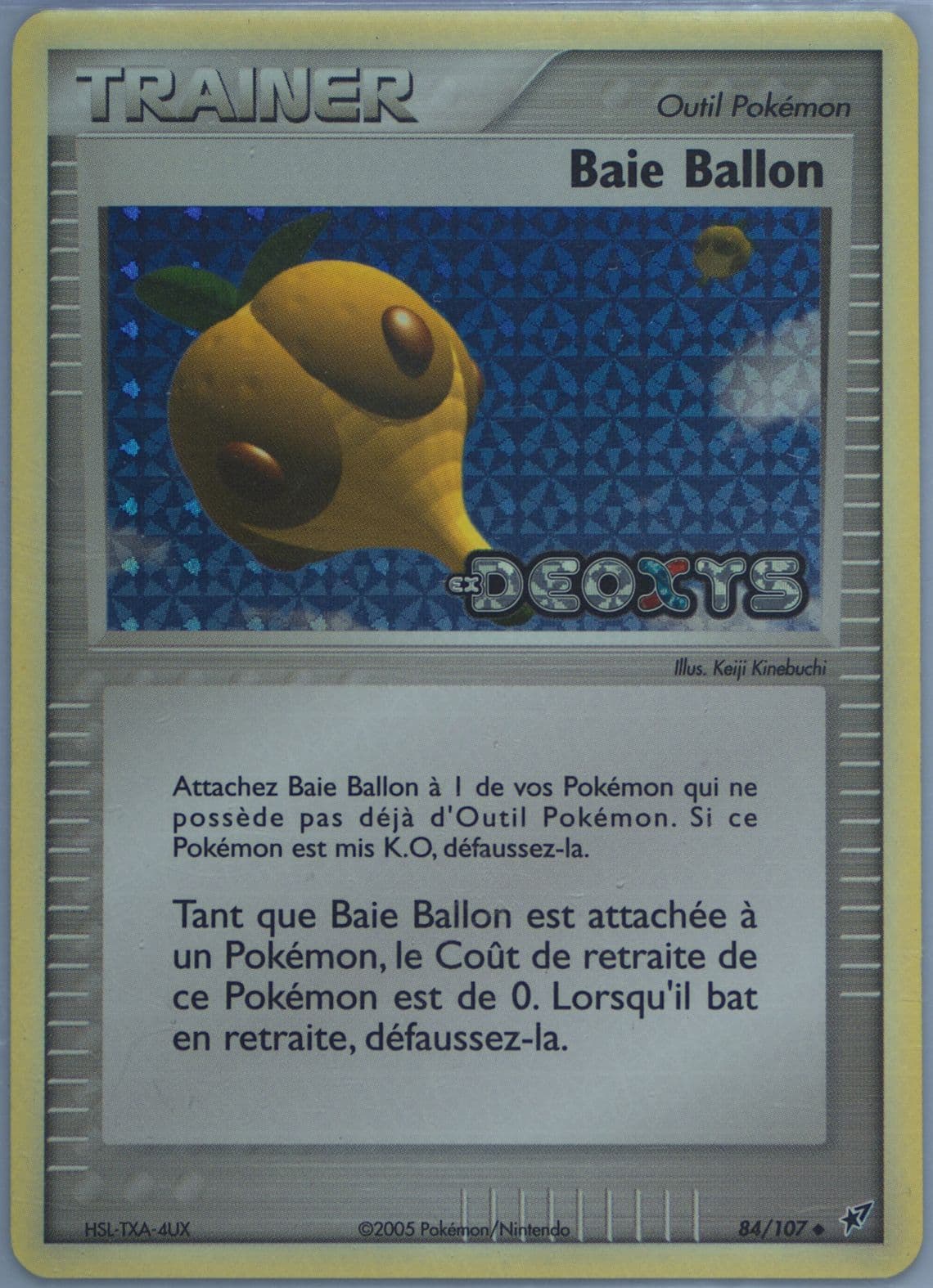 Baie Ballon-Reverse Foil French (84) 2005 Pokemon EX Deoxys
