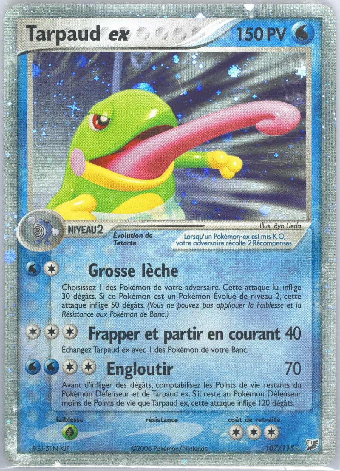 Tarpaud EX-Holo (107) 2006 Pokemon French EX Unseen Forces