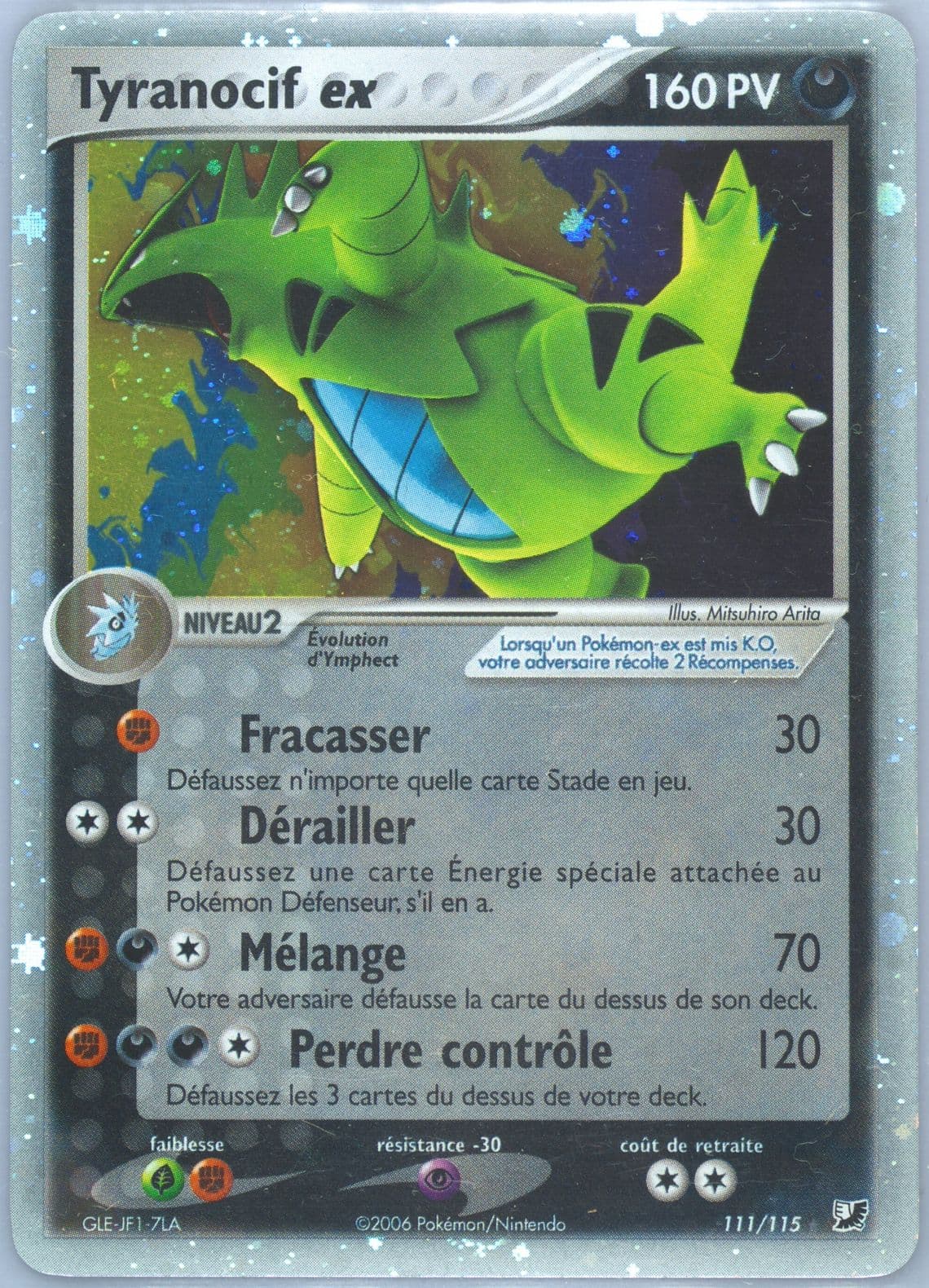 Tyranocif EX-Holo (111) 2006 Pokemon French EX Unseen Forces