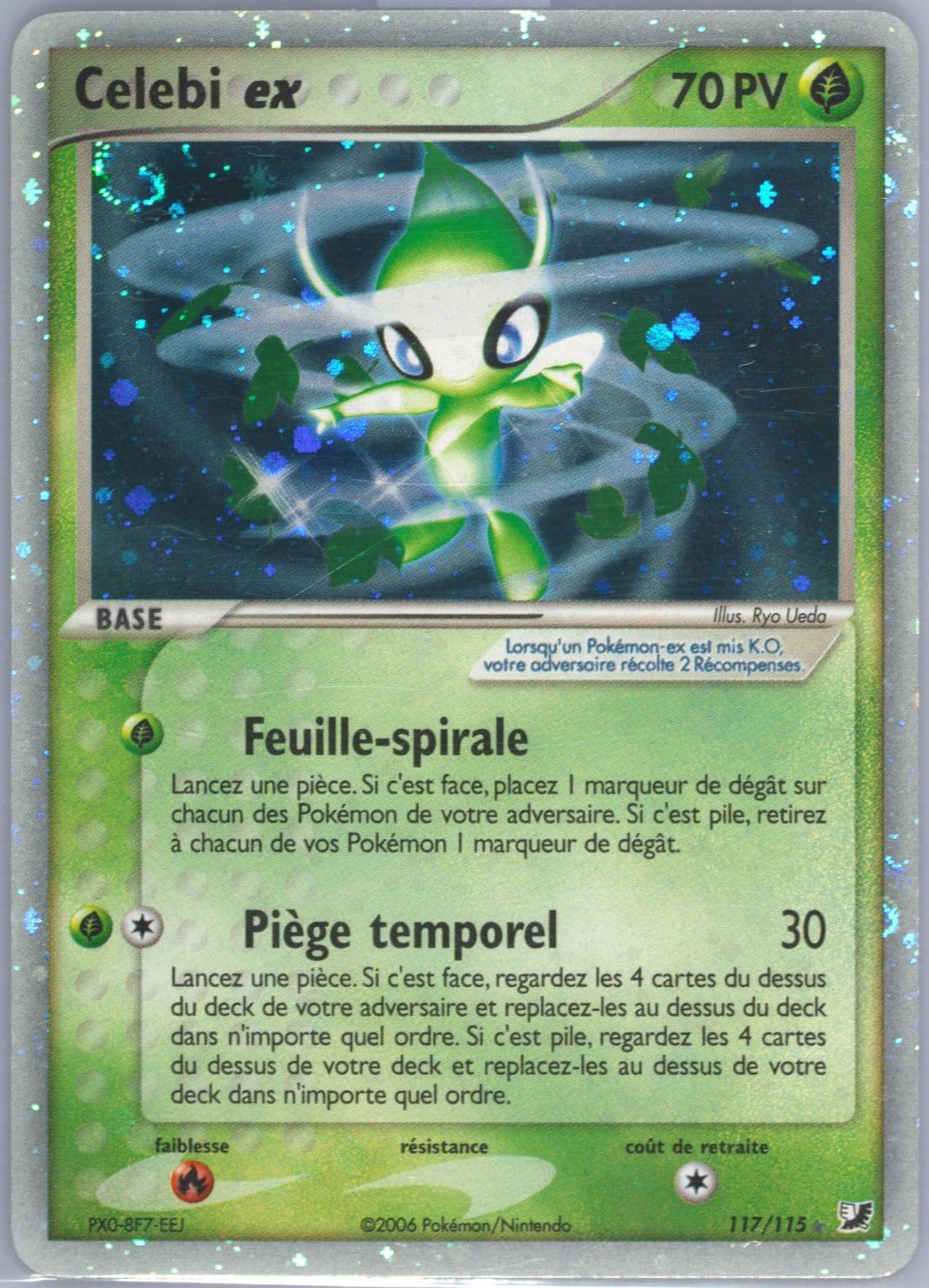 Celebi EX-Holo (117) 2006 Pokemon French EX Unseen Forces