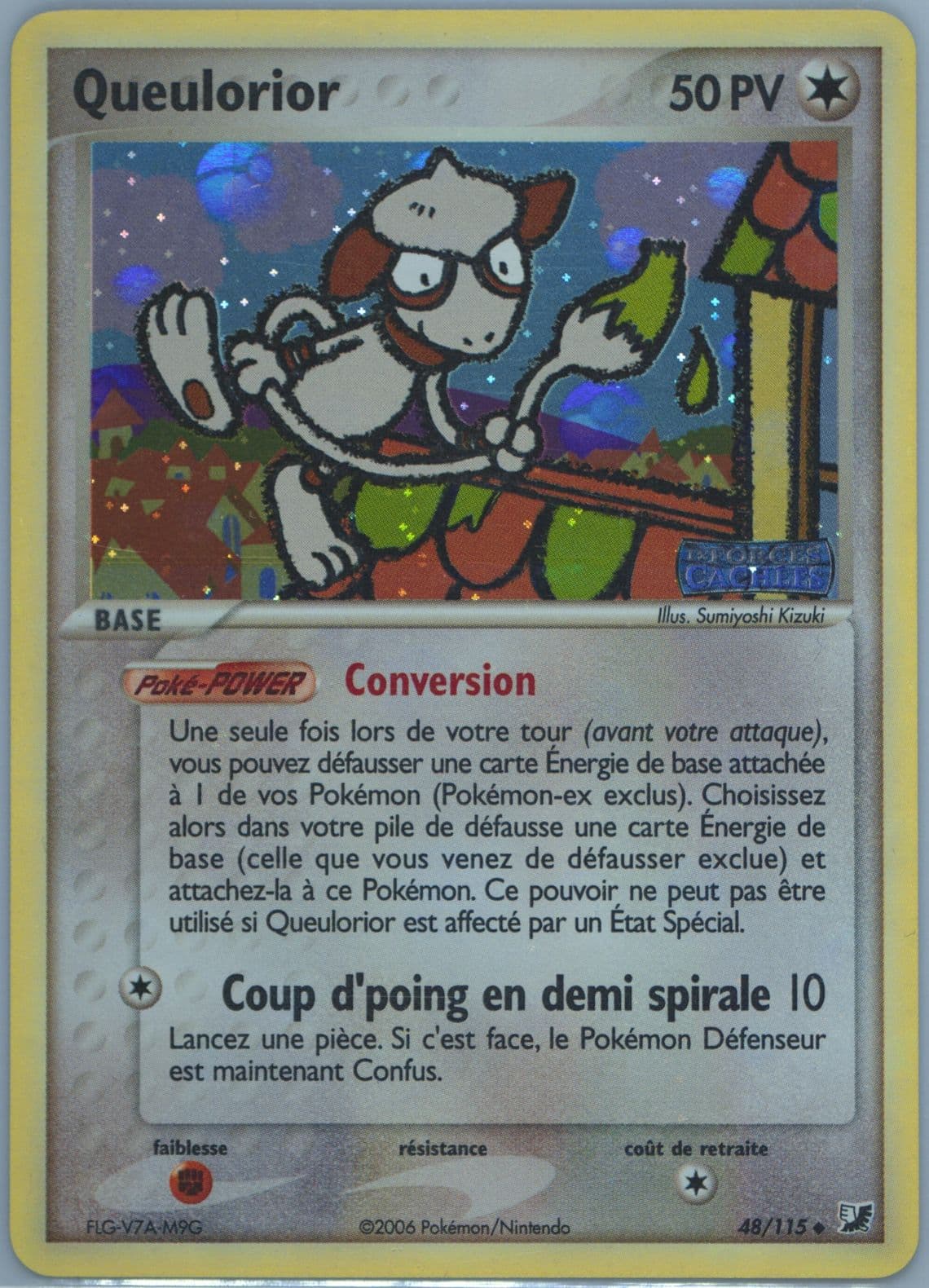 Queulorior-Reverse Foil (48) 2006 Pokemon French EX Unseen Forces