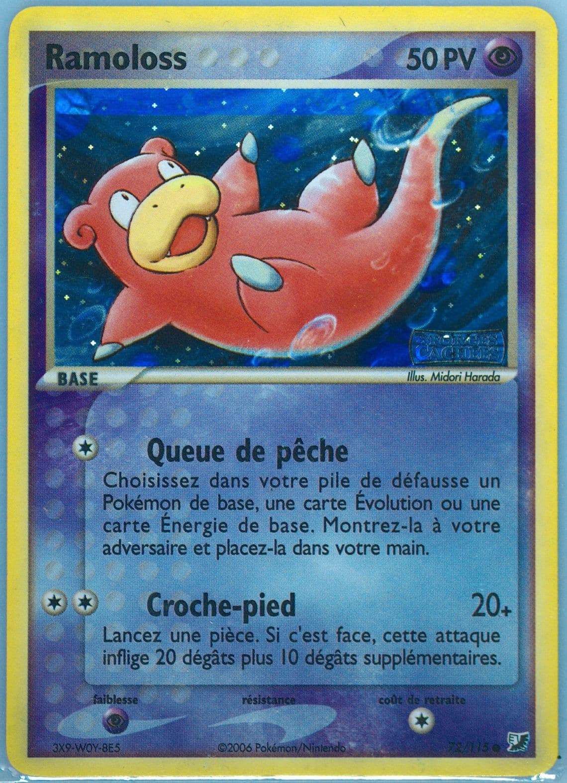 Ramoloss-Reverse Foil (72) 2006 Pokemon French EX Unseen Forces