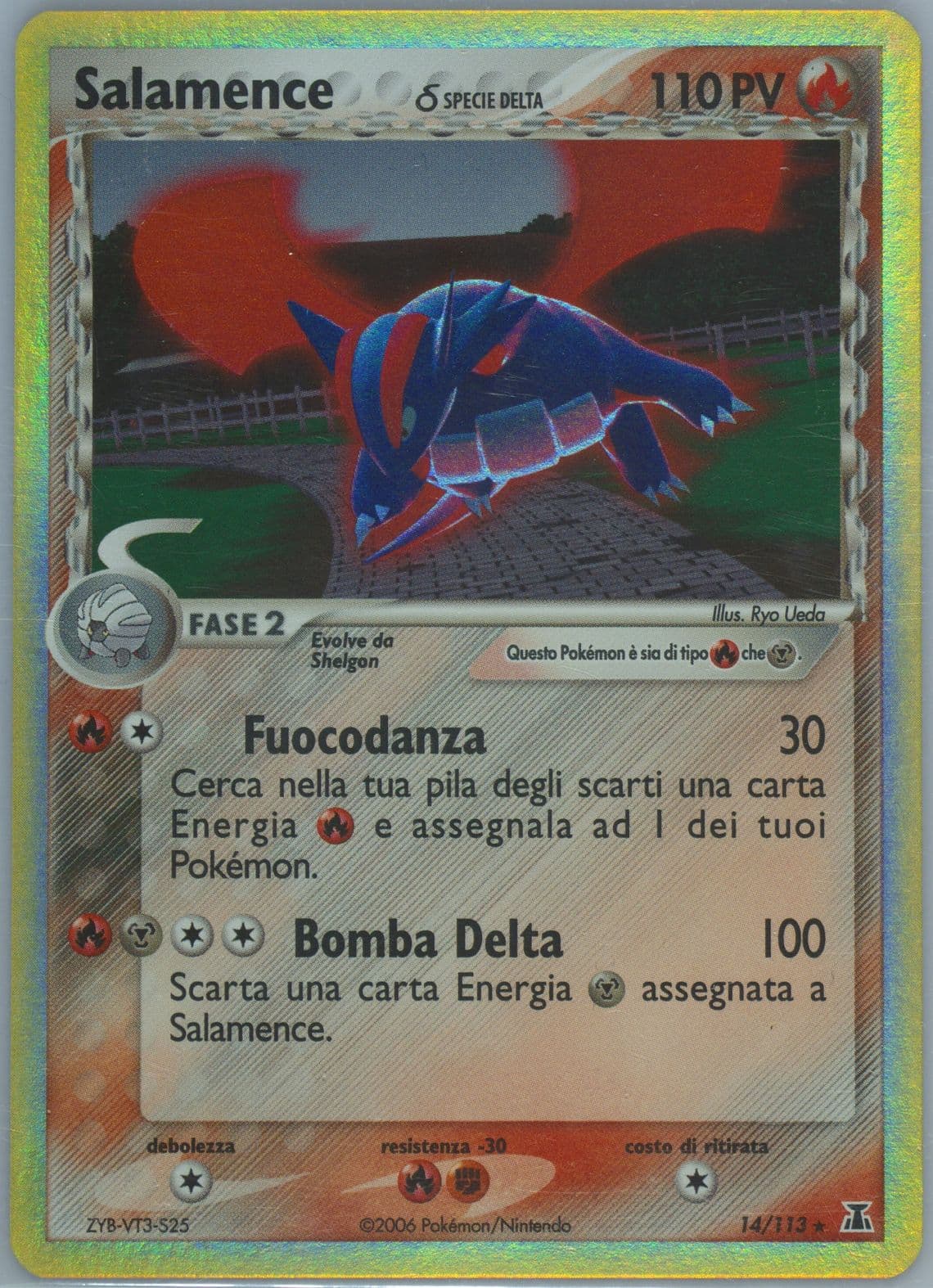Salamence-Holo Italian (14) 2005 Pokemon EX Delta Species