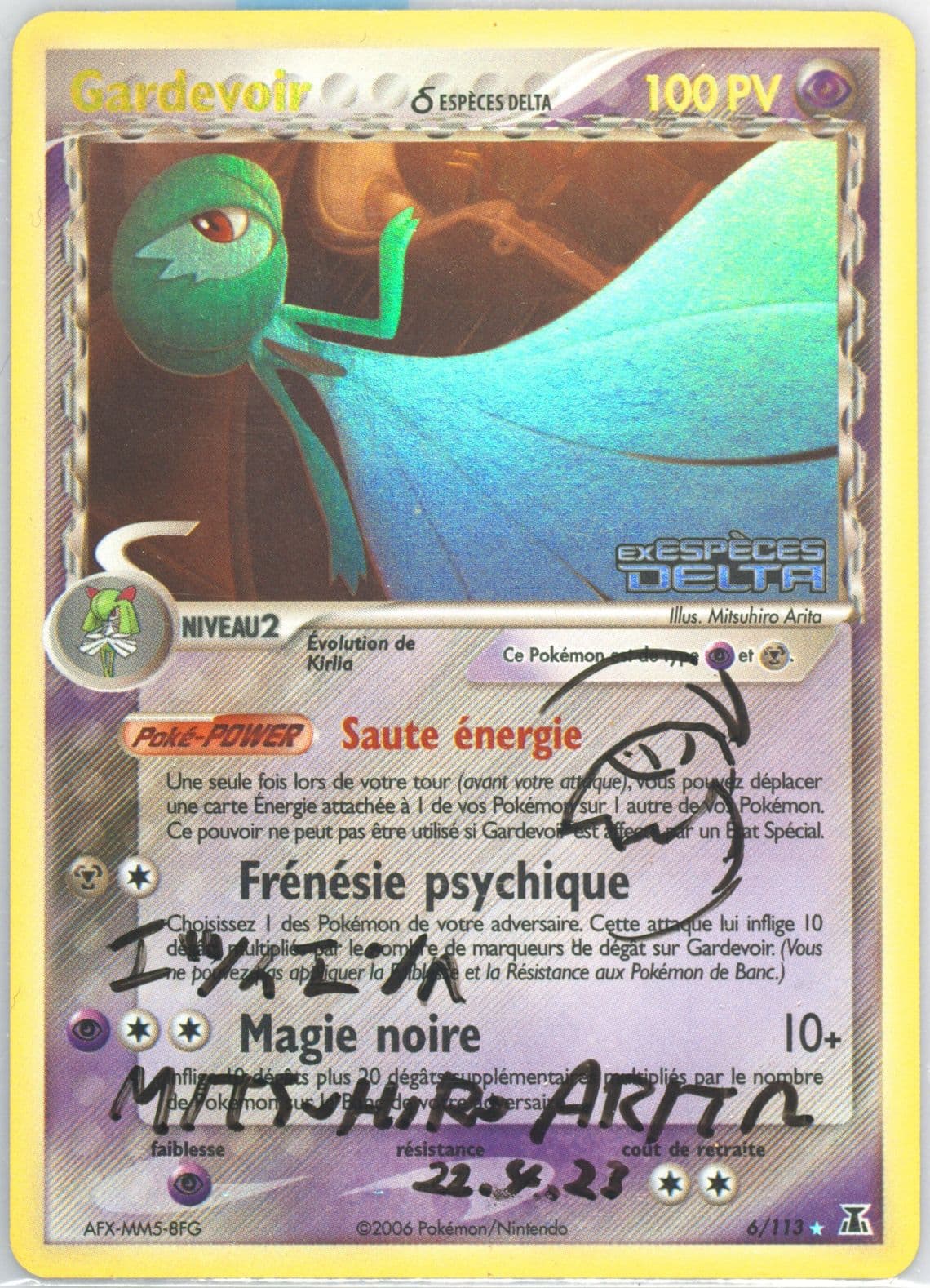 Gardevoir-Reverse Foil (6) 2006 Pokemon French EX Delta Species