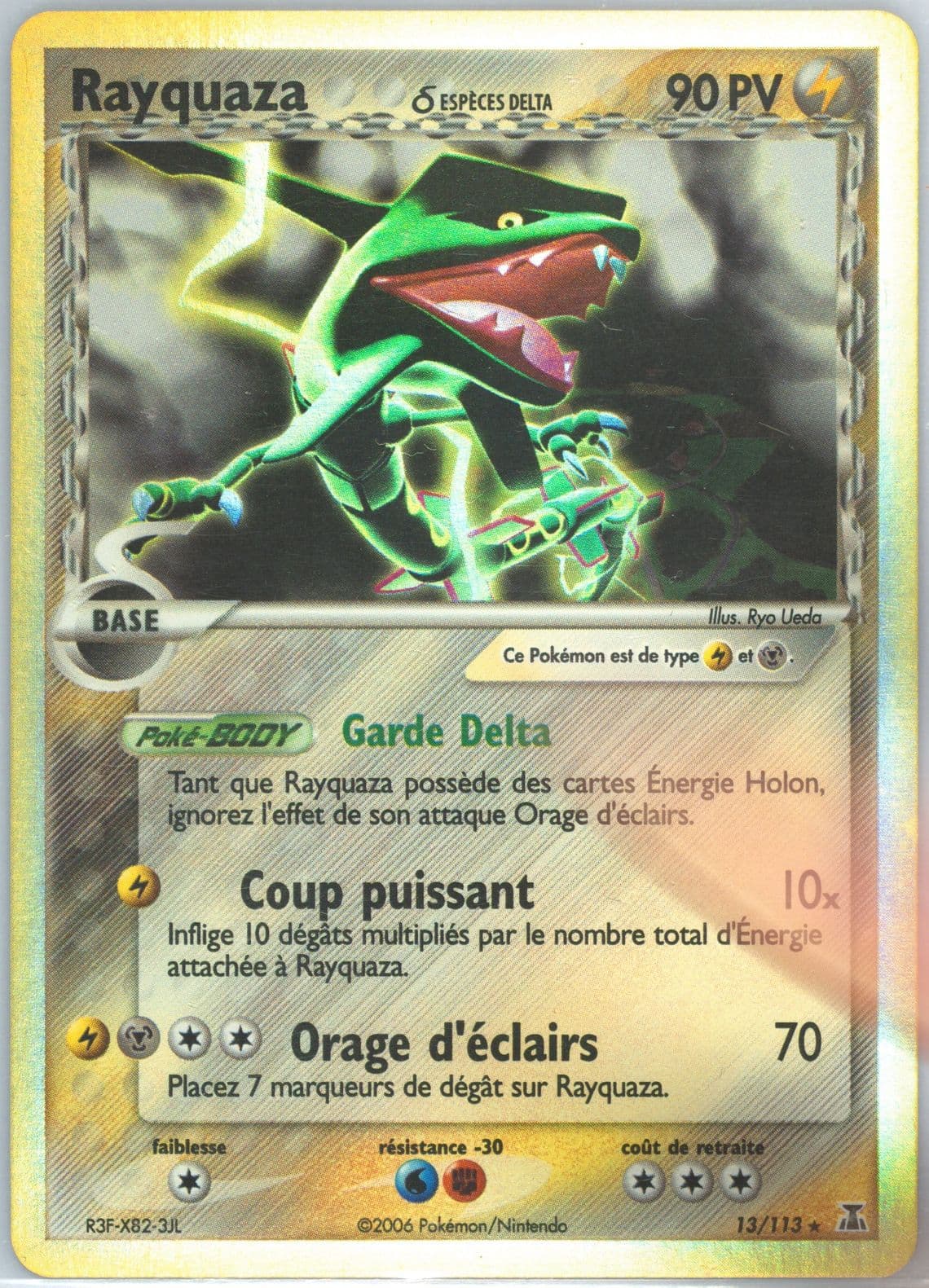 Rayquaza-Holo (13) 2006 Pokemon French EX Delta Species
