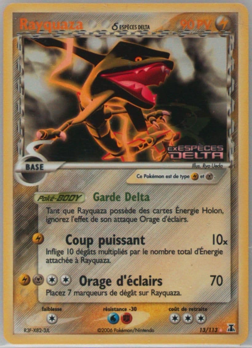 Rayquaza-Reverse Foil (13) 2006 Pokemon French EX Delta Species