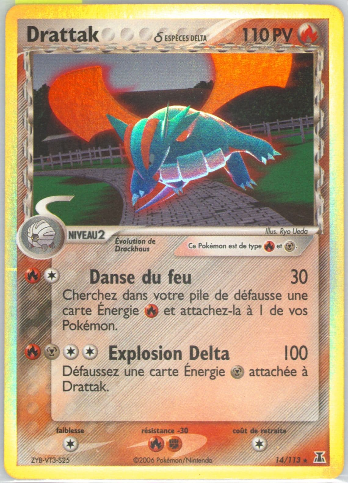 Drattak-Holo (14) 2006 Pokemon French EX Delta Species