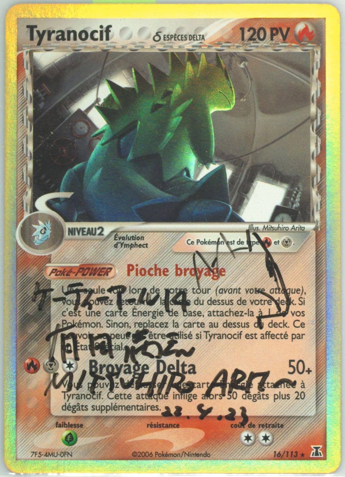 Tyranocif-Holo (16) 2006 Pokemon French EX Delta Species