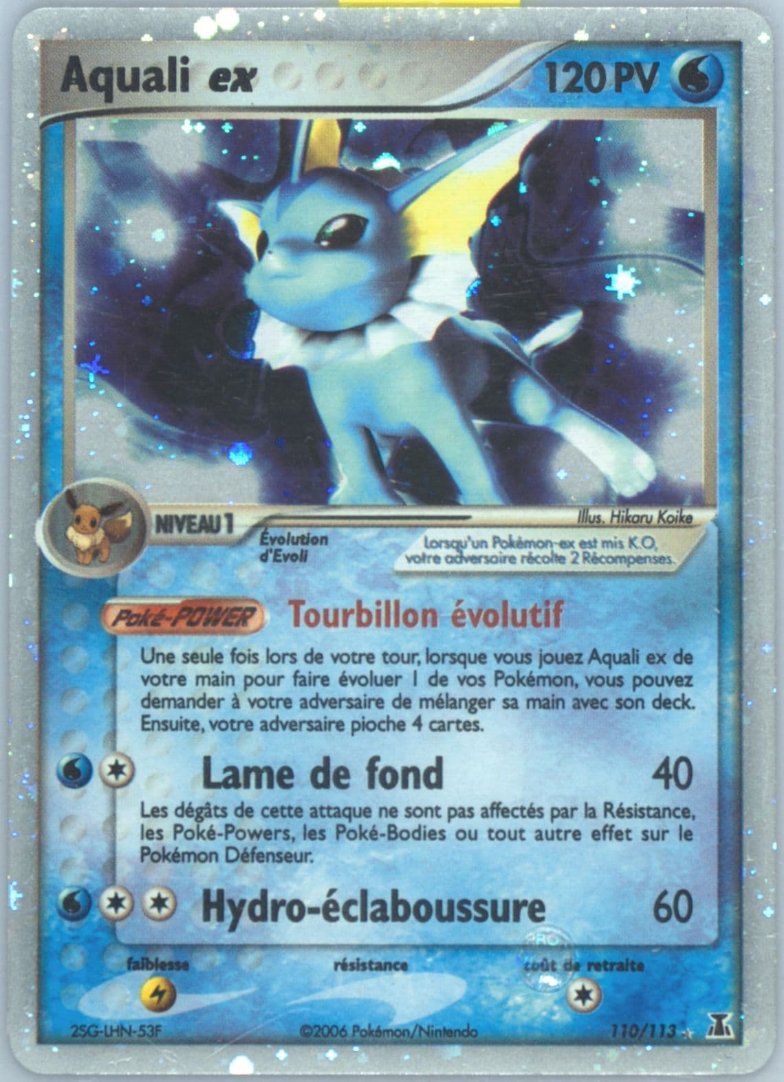 Aquali EX-Holo (110) 2006 Pokemon French EX Delta Species