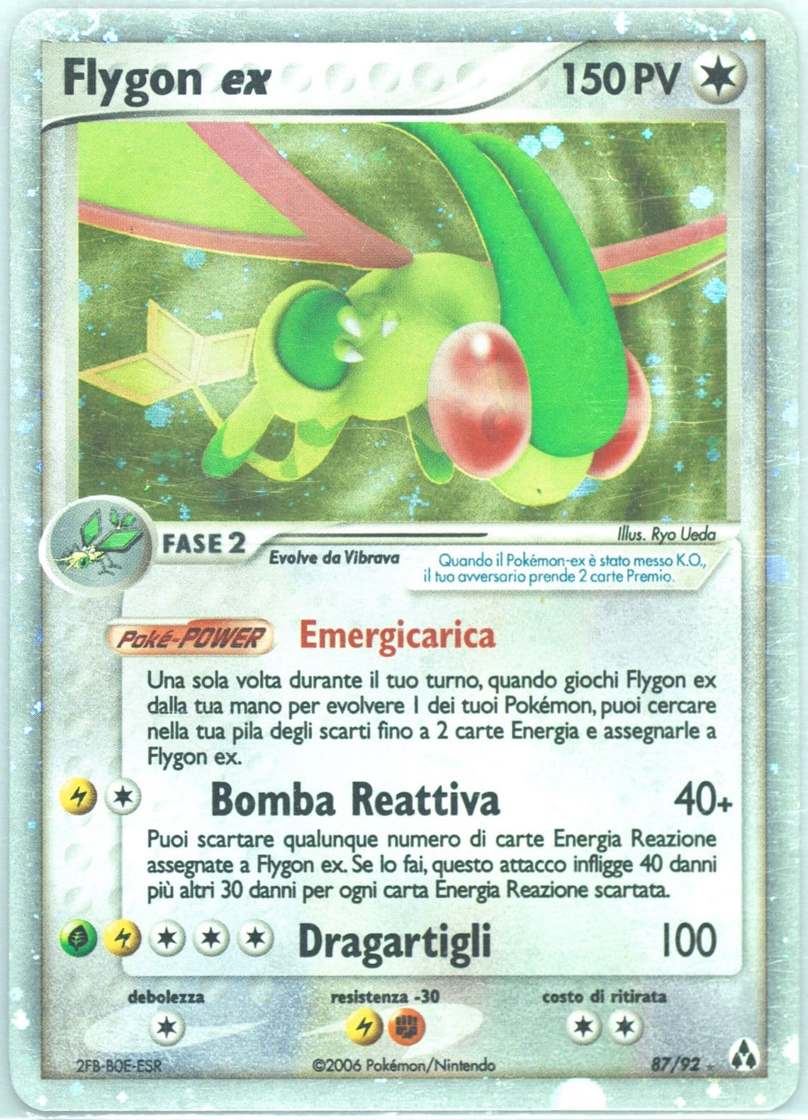 Flygon EX-Holo Italian (87) 2006 Pokemon EX Legend Maker