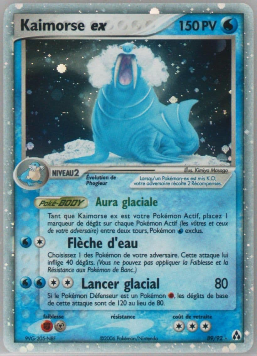 Kaimorse EX-Holo French (89) 2006 Pokemon EX Legend Maker