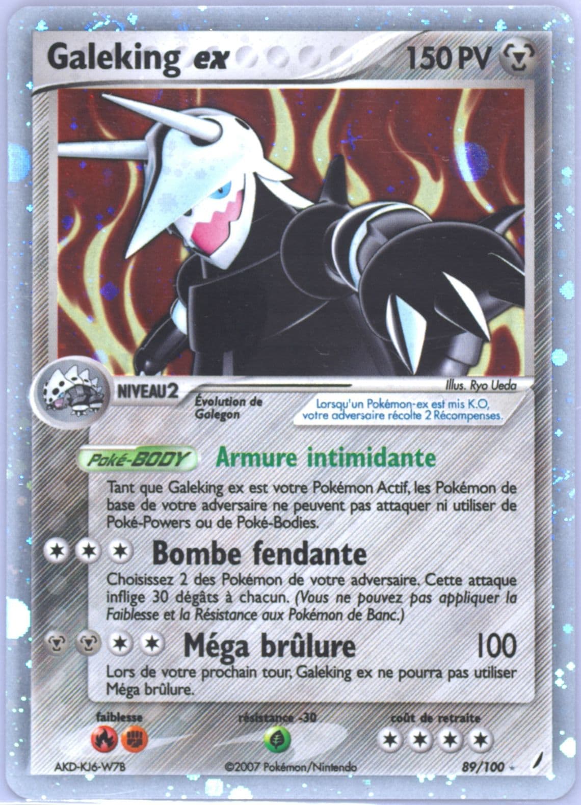 Galeking EX-Holo (89) 2007 Pokemon French EX Crystal Guardians