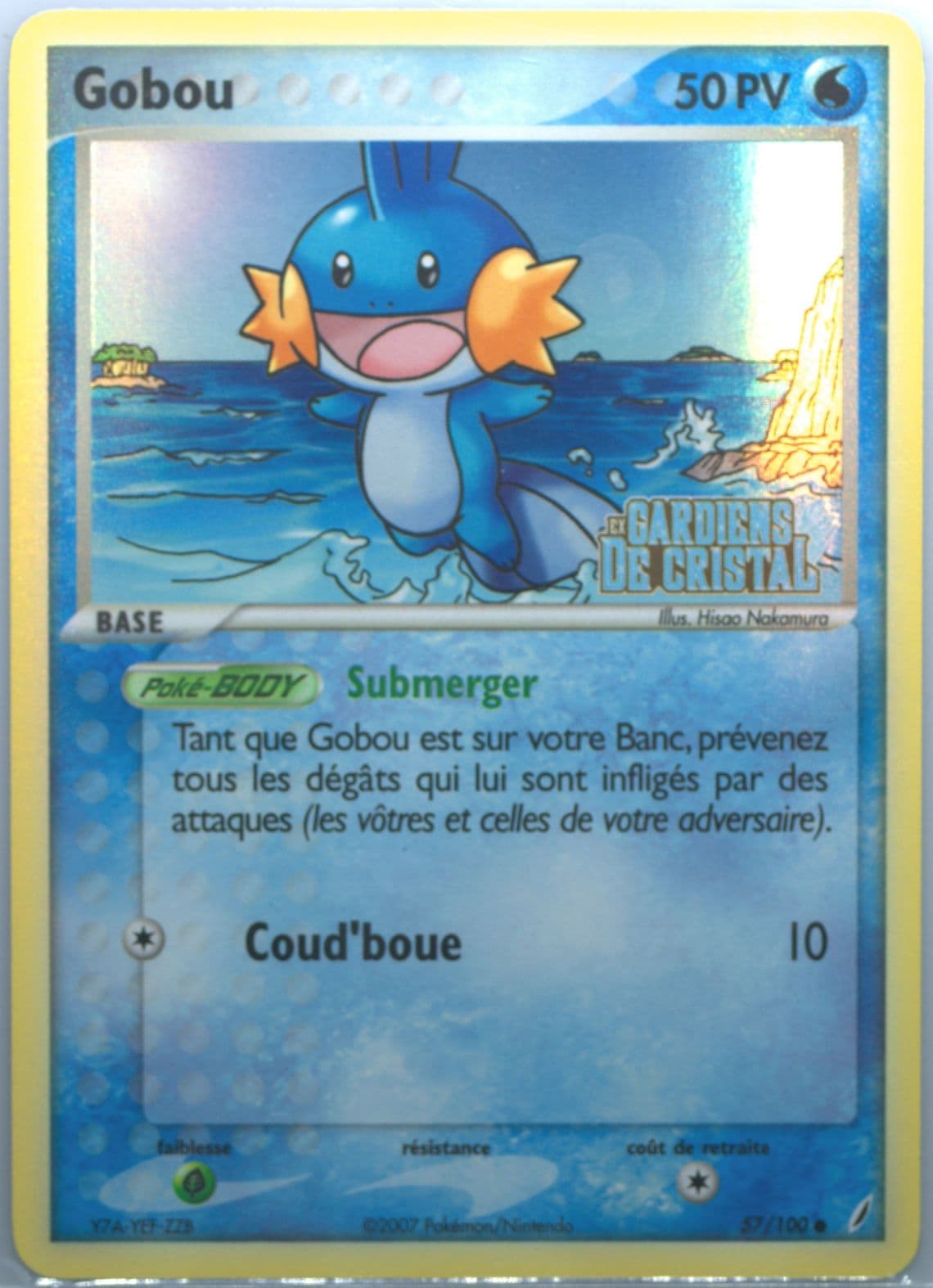 Gobou-Reverse Foil (57) 2007 Pokemon French EX Crystal Guardians