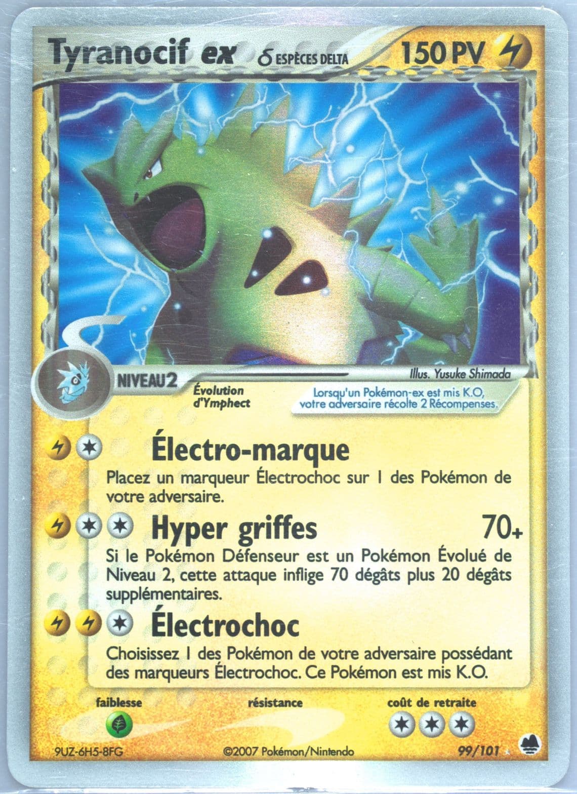 Tyranocif EX-Holo (99) 2007 Pokemon French EX Dragon Frontiers