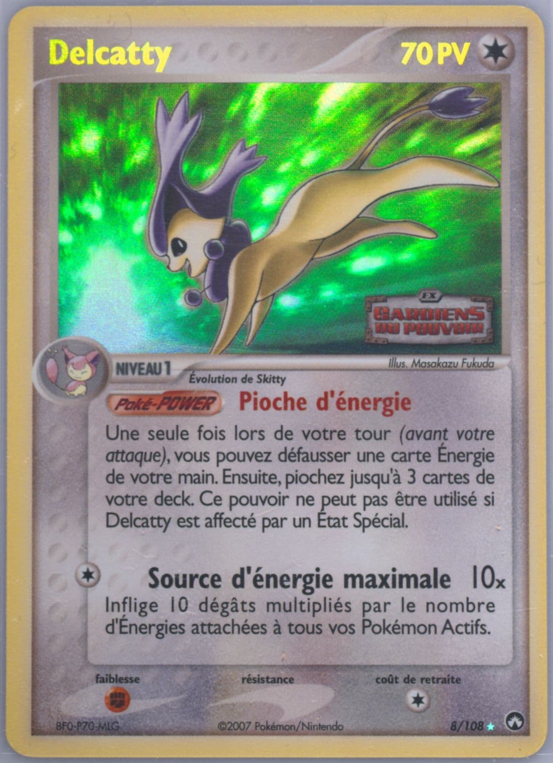 Delcatty-Reverse Foil French (8) 2007 Pokemon EX Power Keepers