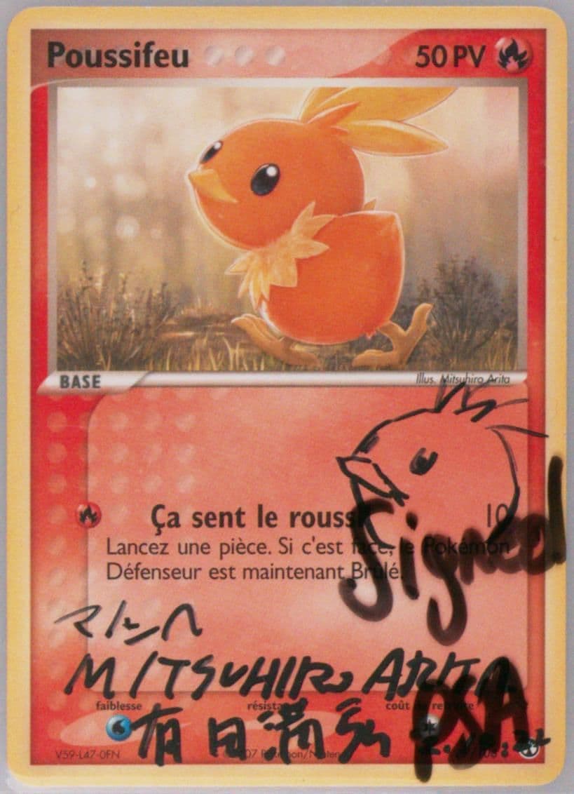 Poussifeu French (67) 2007 Pokemon EX Power Keepers