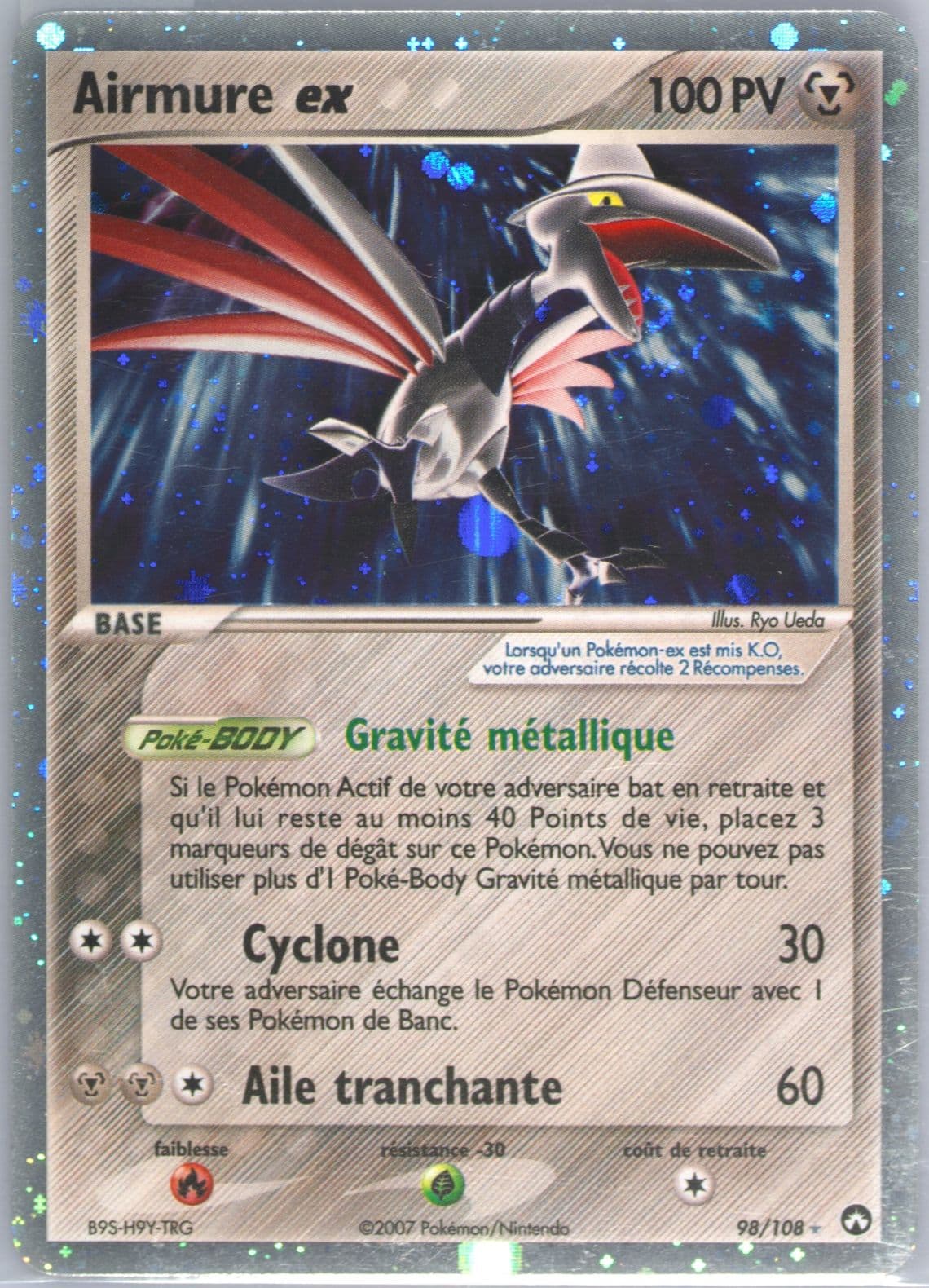 Airmure EX-Holo French (98) 2007 Pokemon EX Power Keepers