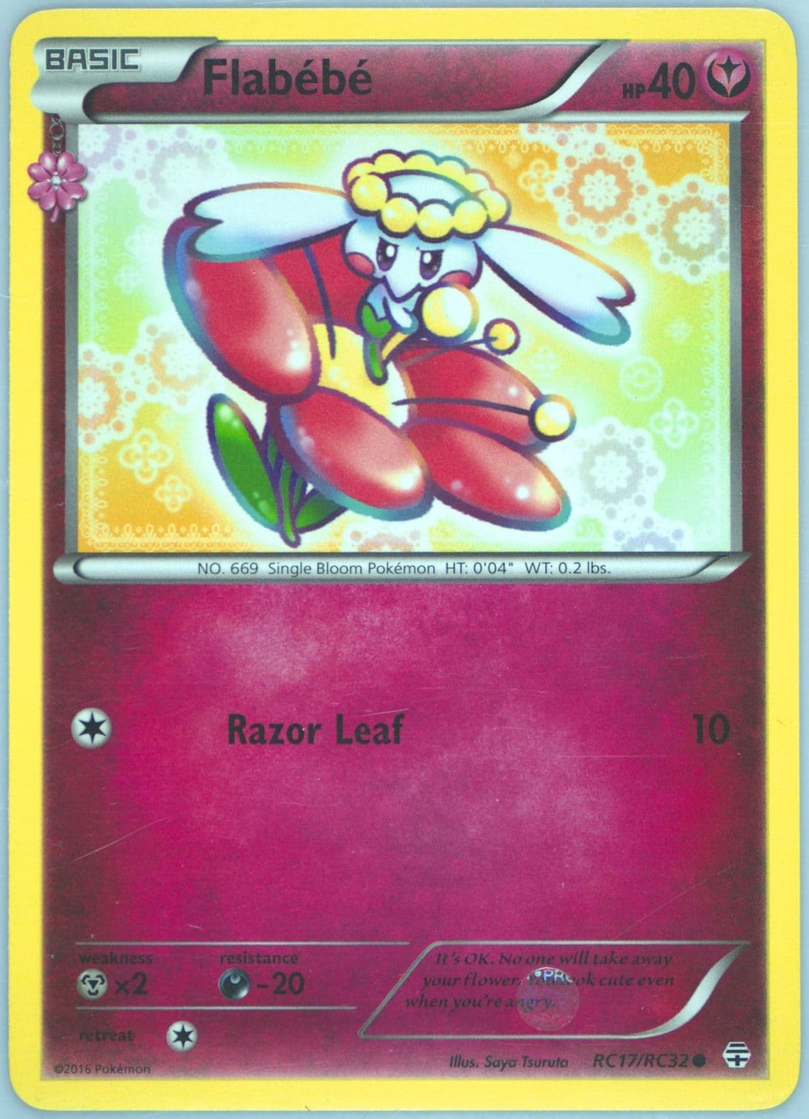 Flabébé (RC17) 2016 Pokemon XY Generations Radiant Collection