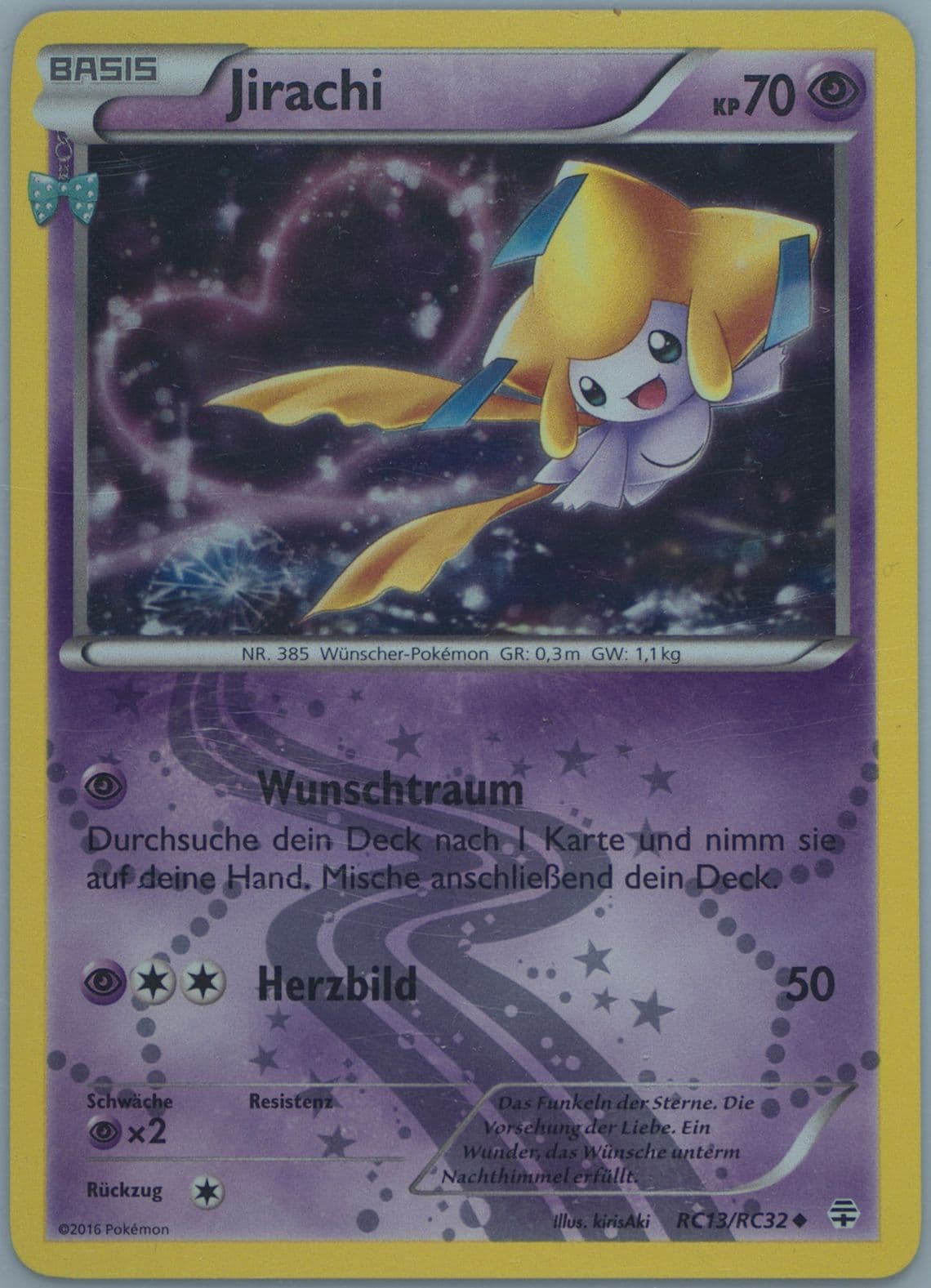 Jirachi German (RC13) 2016 Pokemon XY Generations Radiant Collection