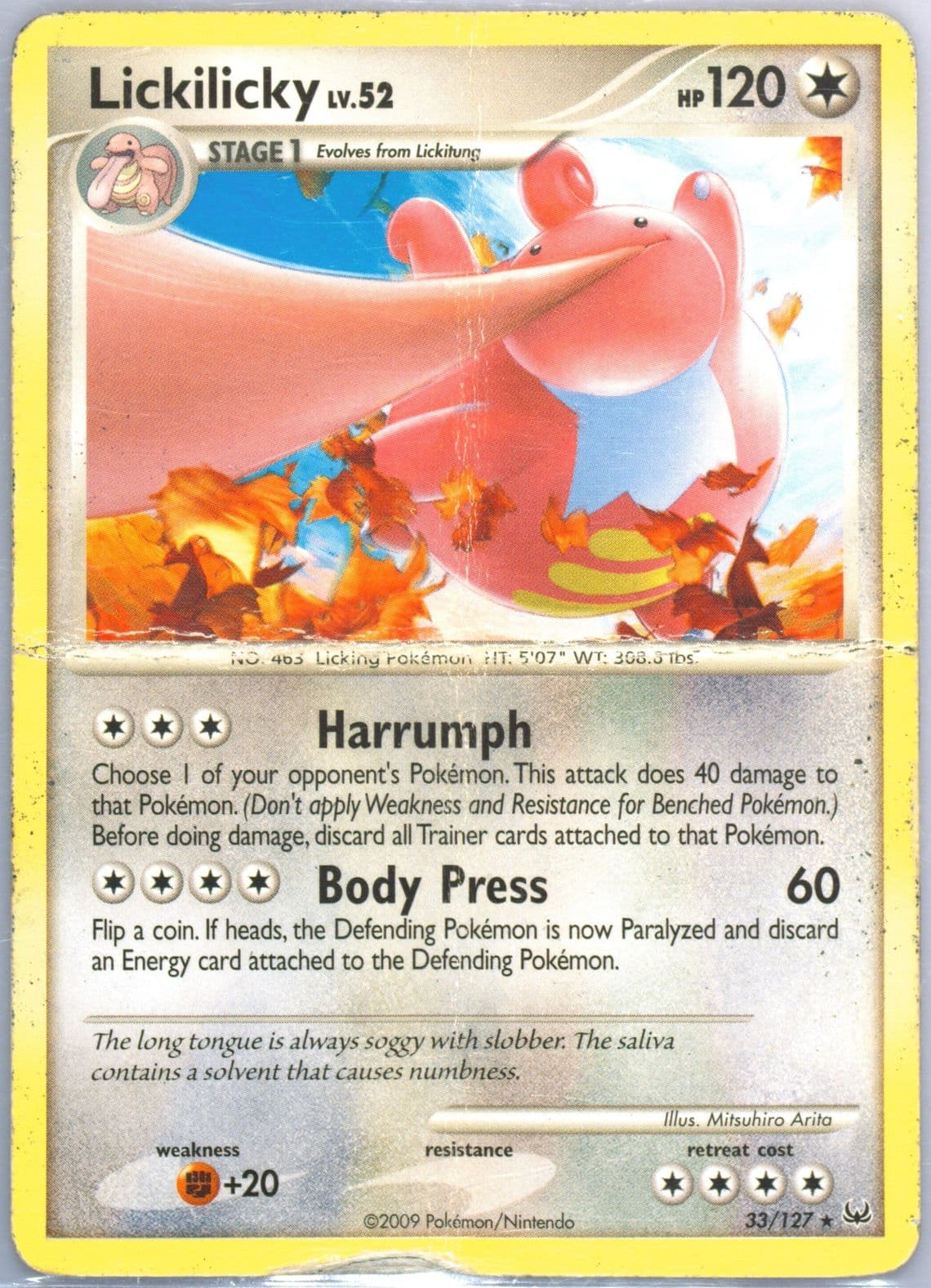 Lickilicky (33) 2009 Pokemon Platinum