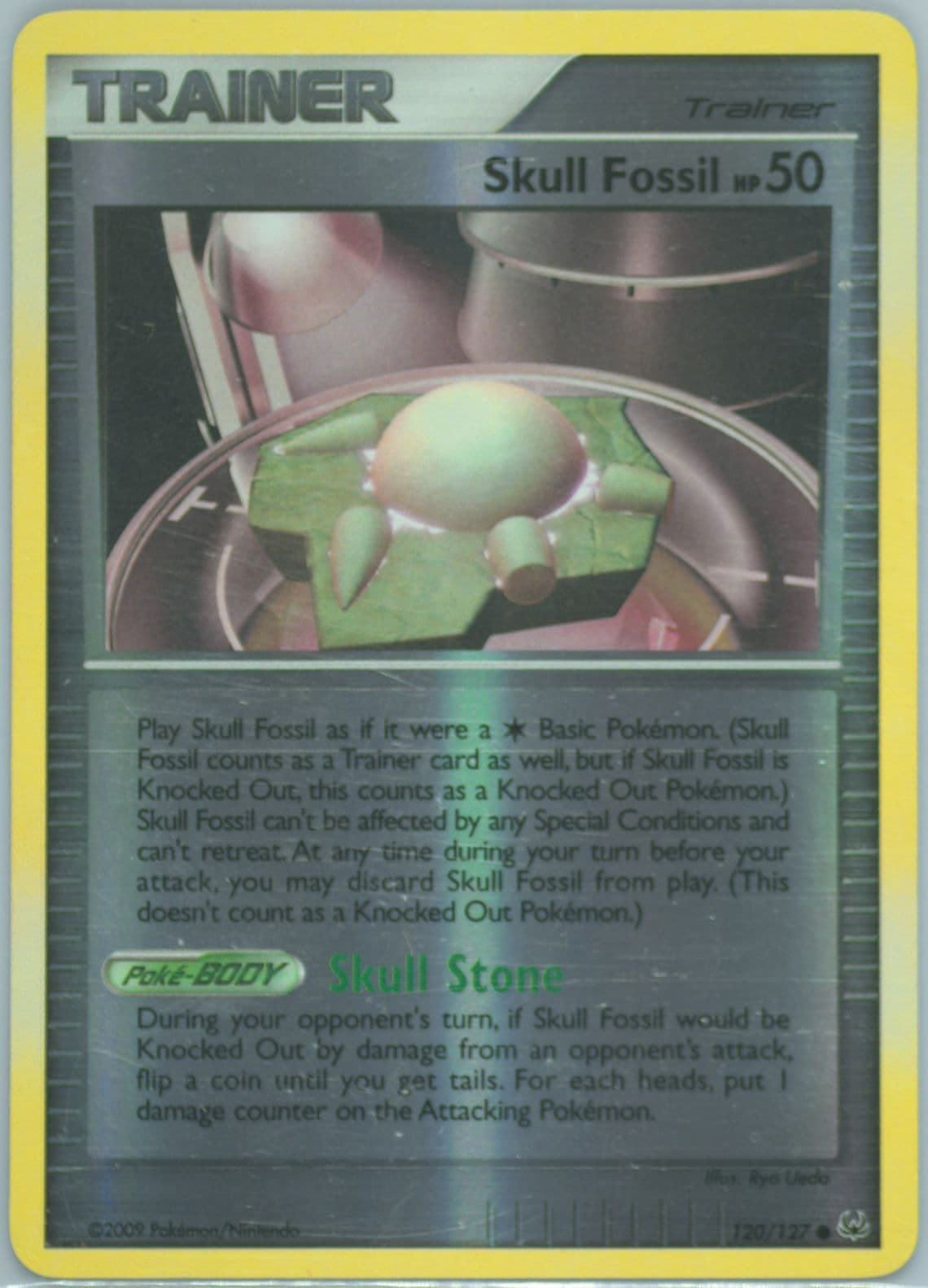 Skull Fossil-Reverse Foil (120) 2009 Pokemon Platinum